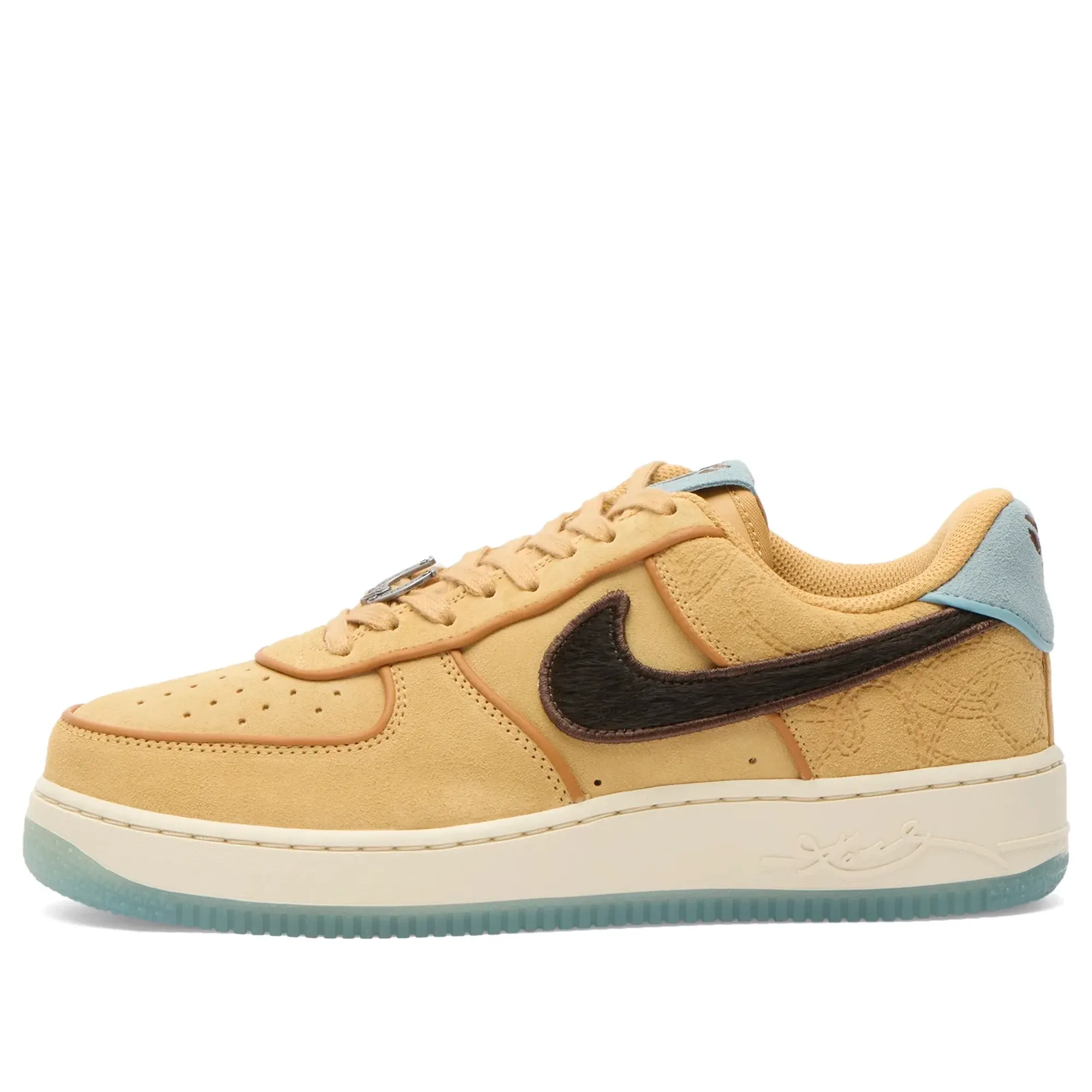 Nike Men's Air Force 1 Low Protro Sneaker Twine/Brown/Cream