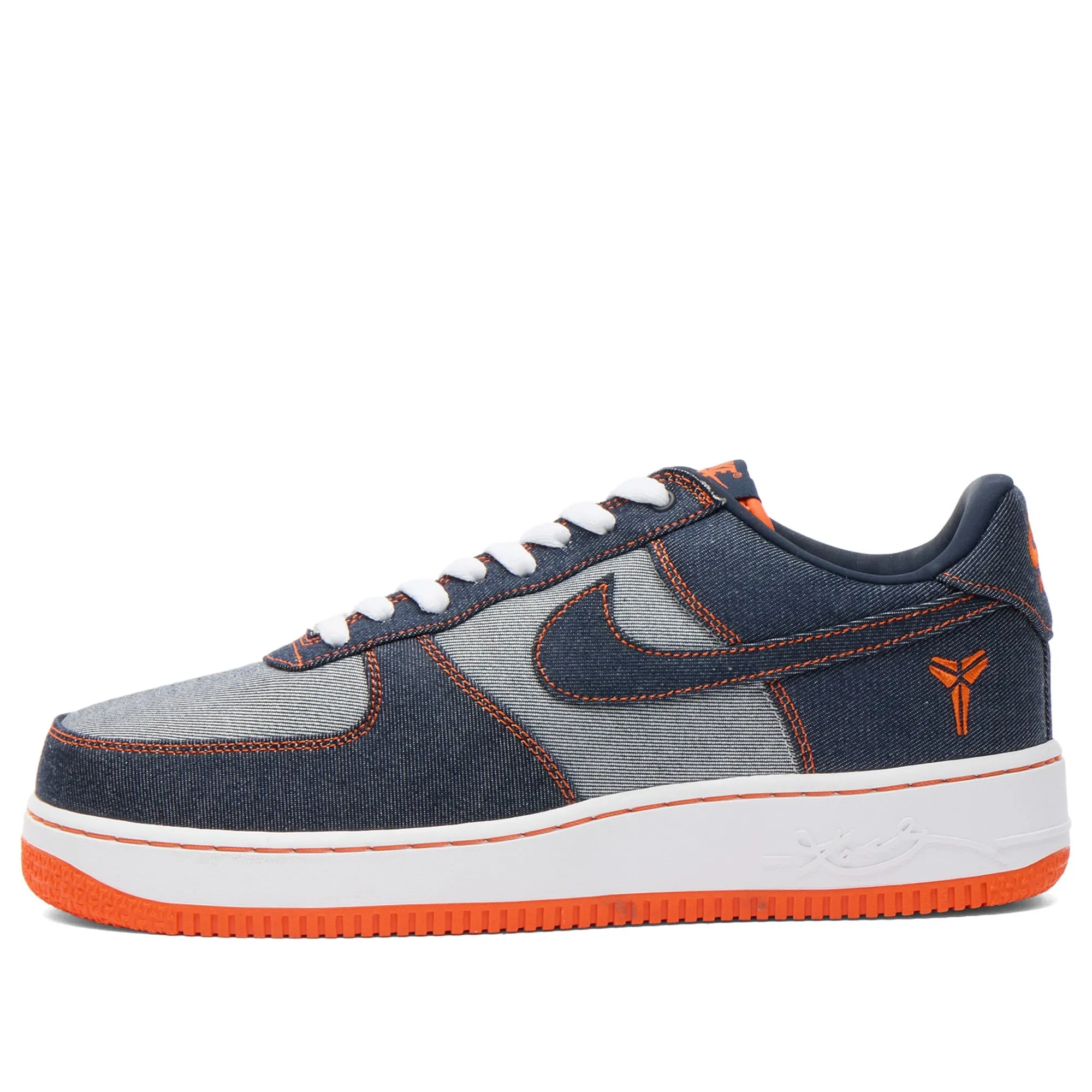 Nike Men's Air Force 1 Low Protro Sneaker Obsidian/Orange/White