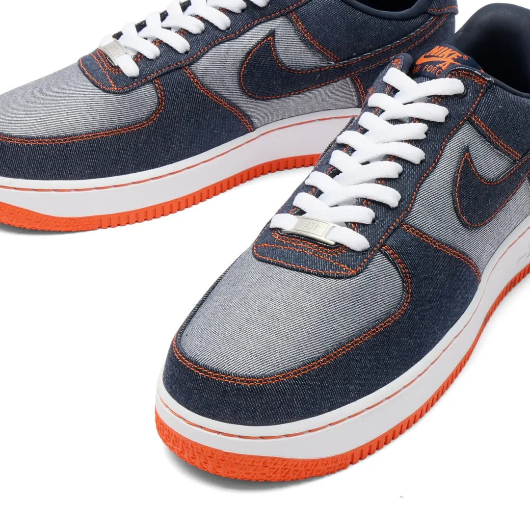 Nike Men's Air Force 1 Low Protro Sneaker Obsidian/Orange/White