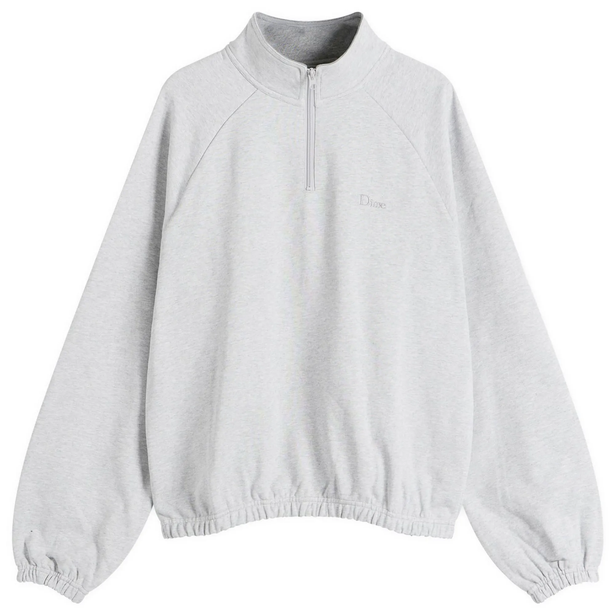 Dime Men's Classic Terry Quarter Zip Sweatshirt Heather Gray