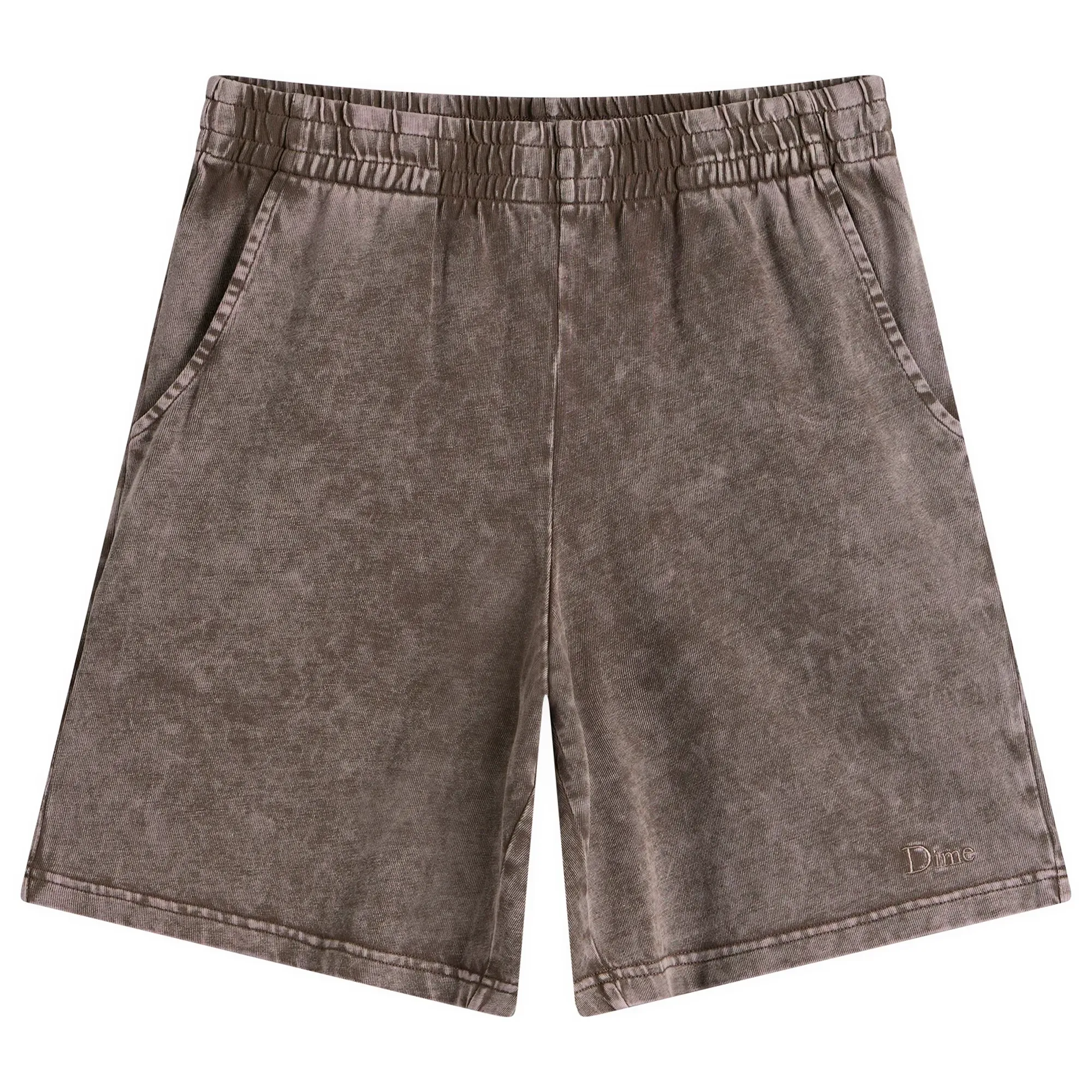 Dime Women's Classic Jersey Sweatshorts Brown Washed