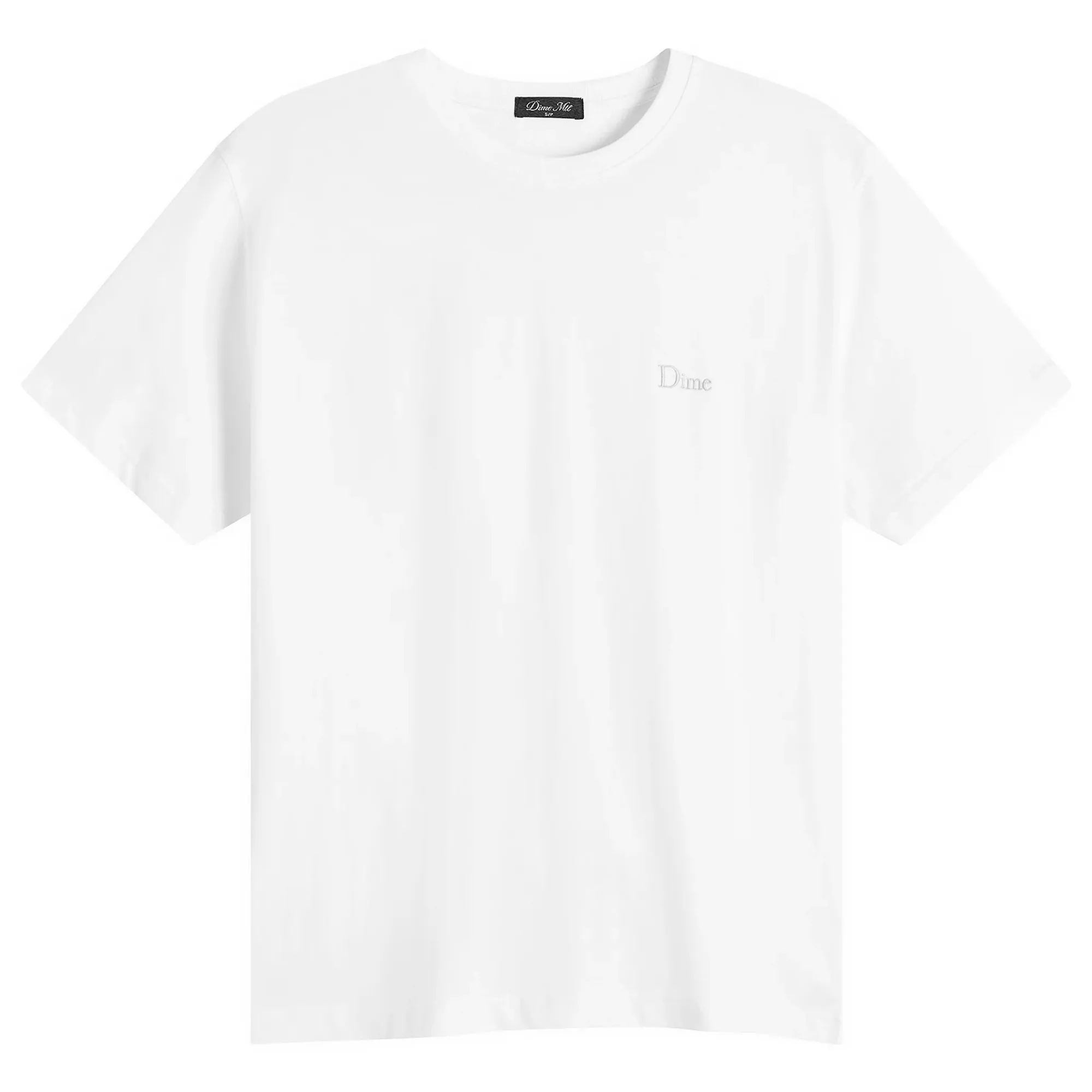 Dime Men's Classic Small Logo T-Shirt White