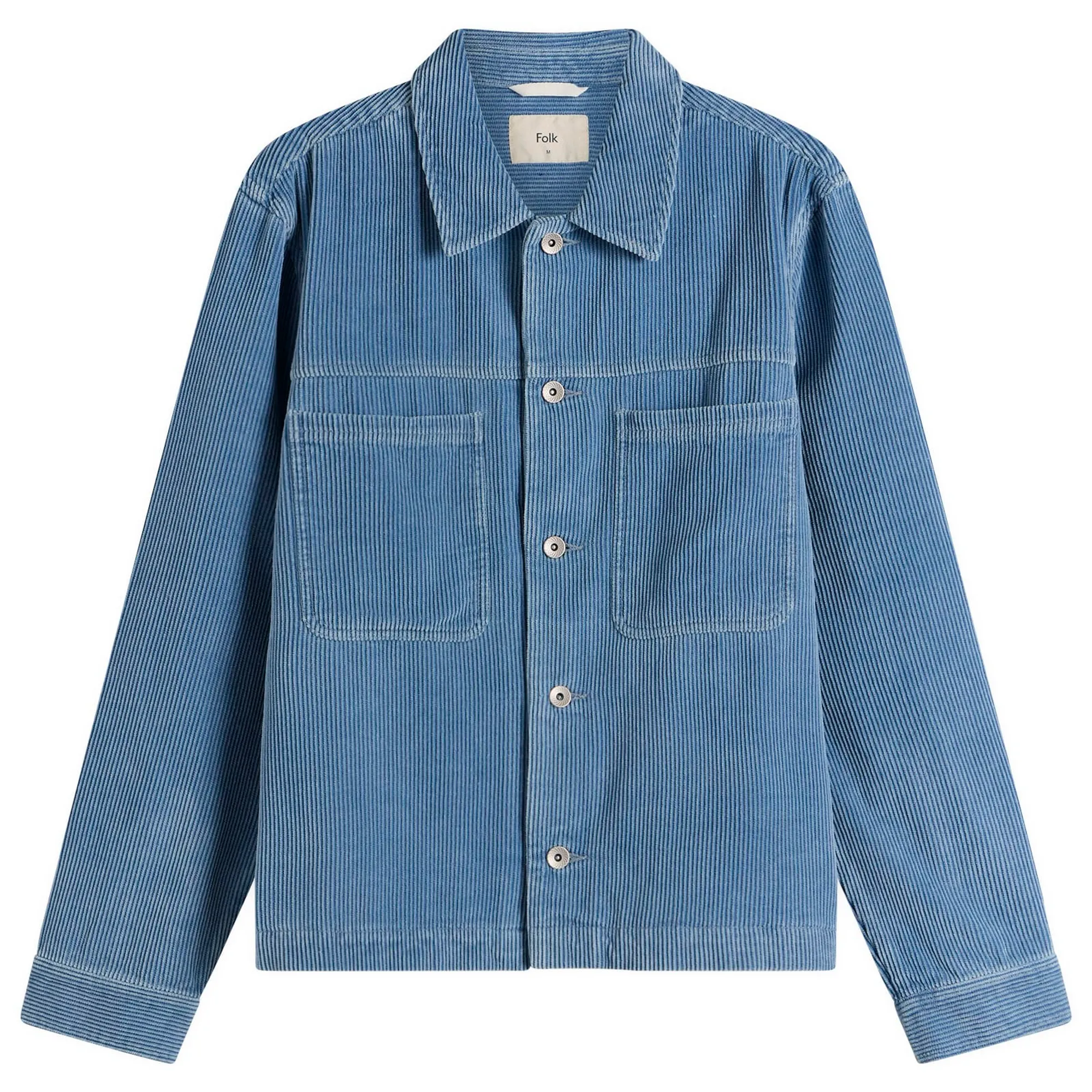 Folk Men's Zaki Jacket Soft Blue Cord