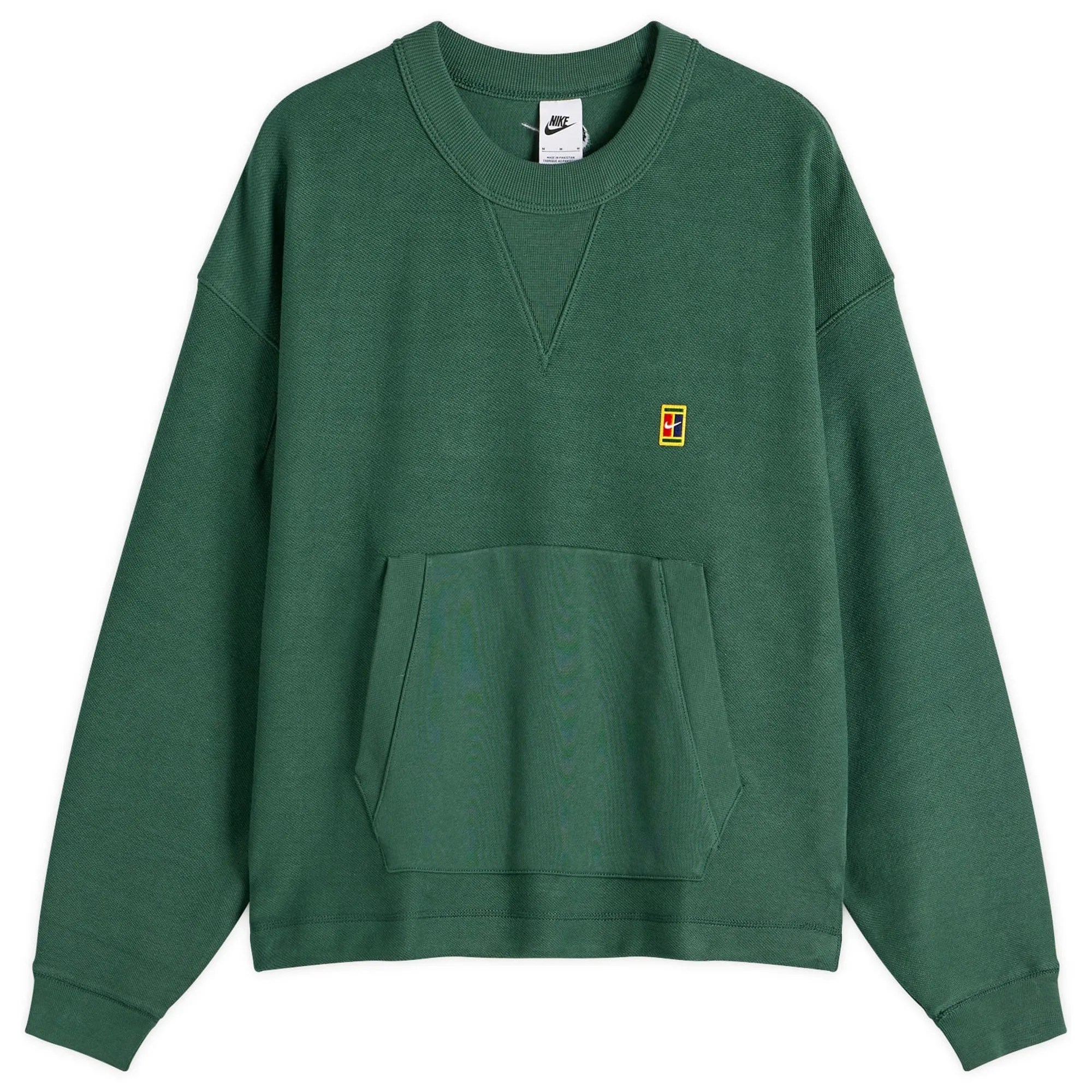 Nike Men's Club Rules Fleece Crew Sweatshirt Fir/Sail