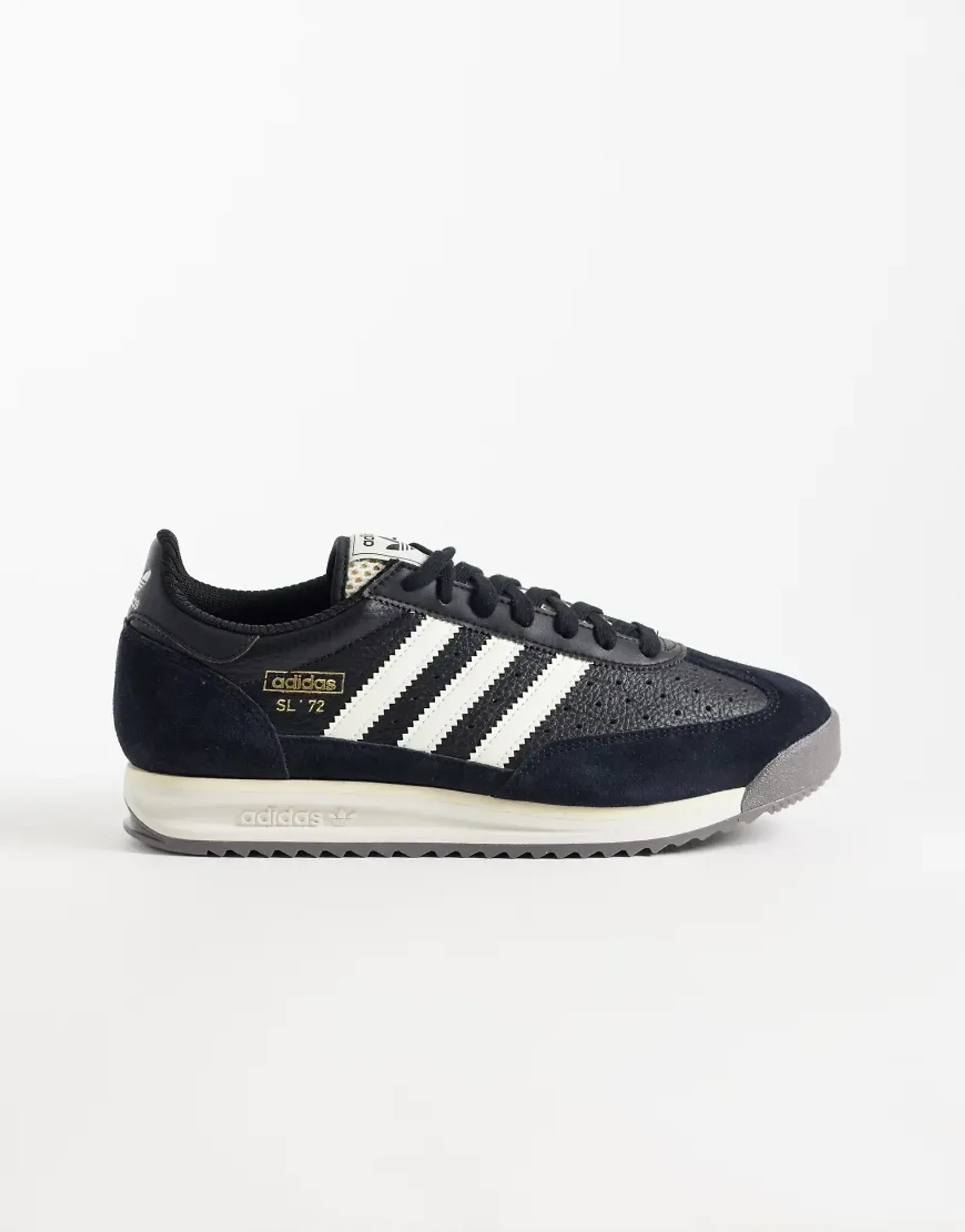 Adidas Orginals Sl 72 Rs Trainers In Black And Off White