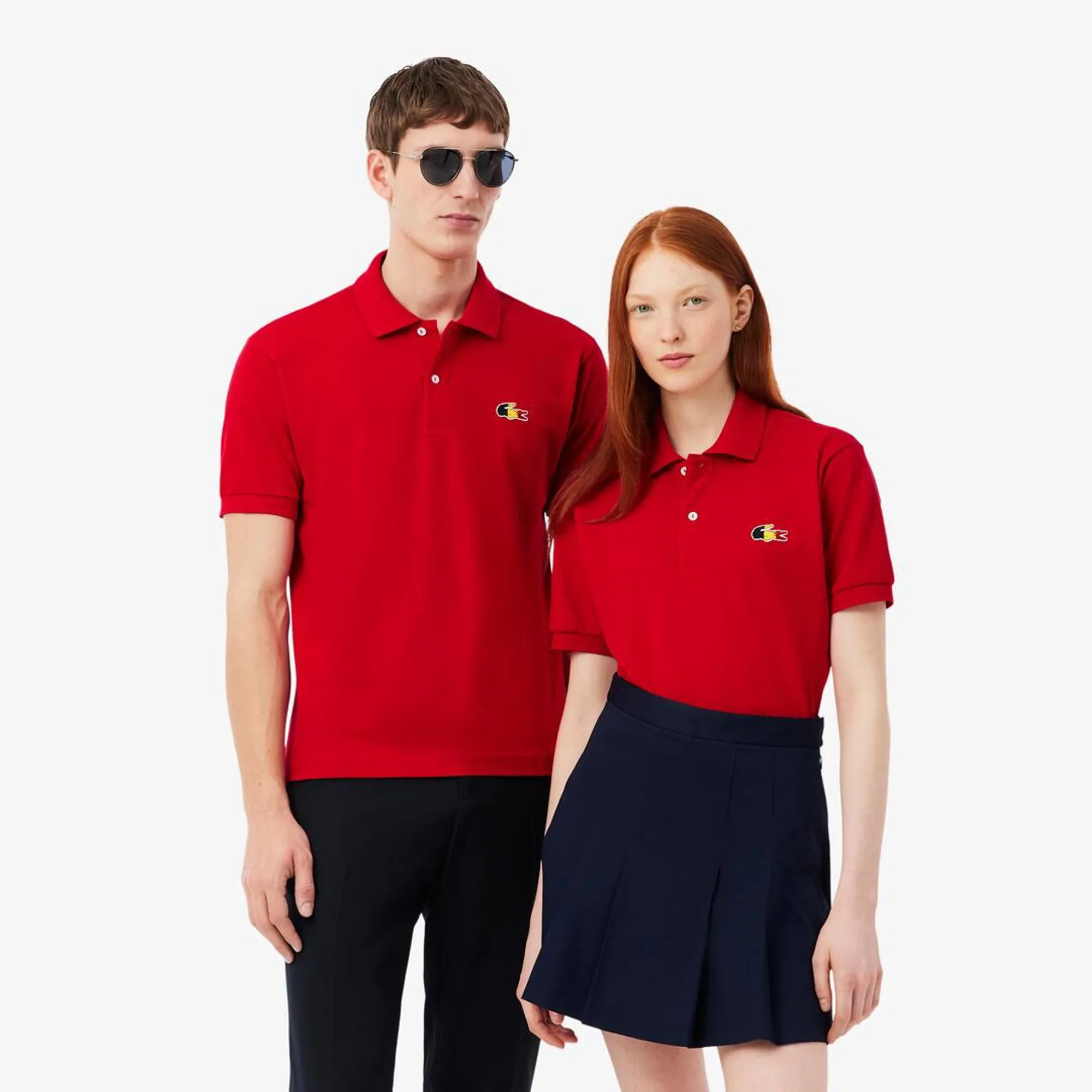 Lacoste Belgium Edition Classic Fit L.12.12 Original Polo Shirt - Rouge