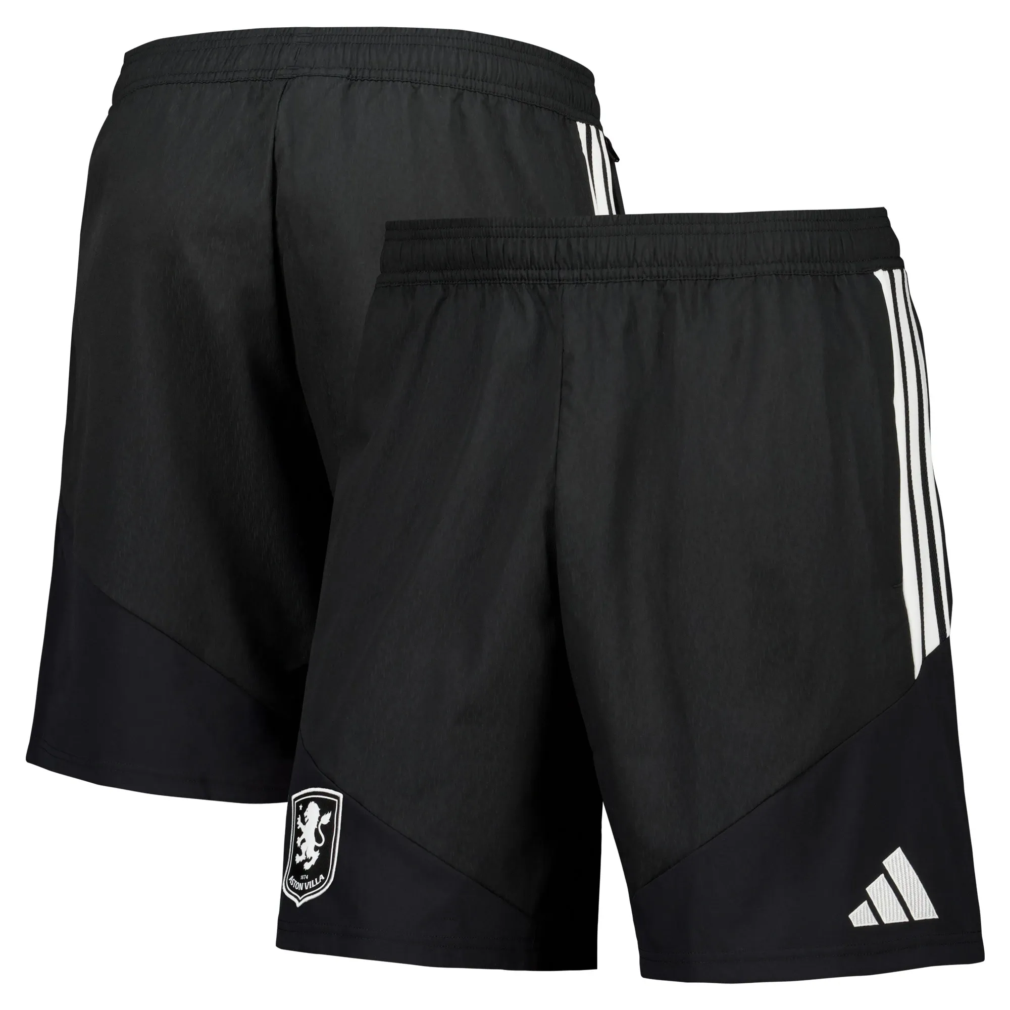 Aston Villa adidas Training Downtime Shorts - Black