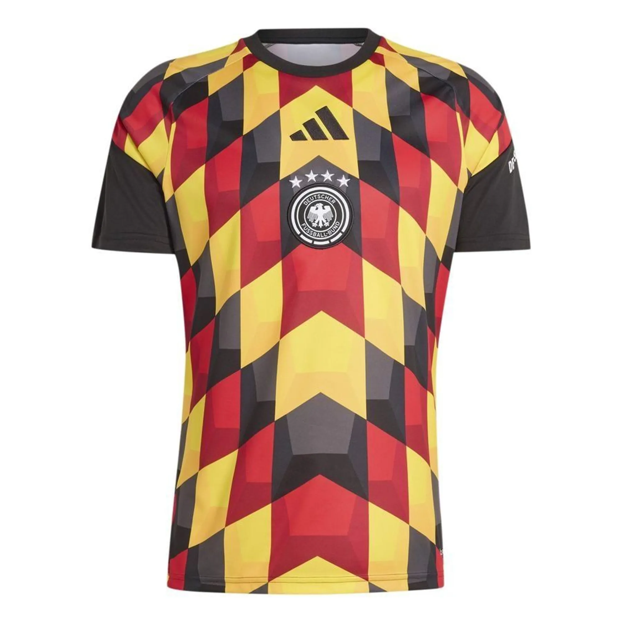 adidas Germany 2026 Pre Match Shirt - Black - Mens