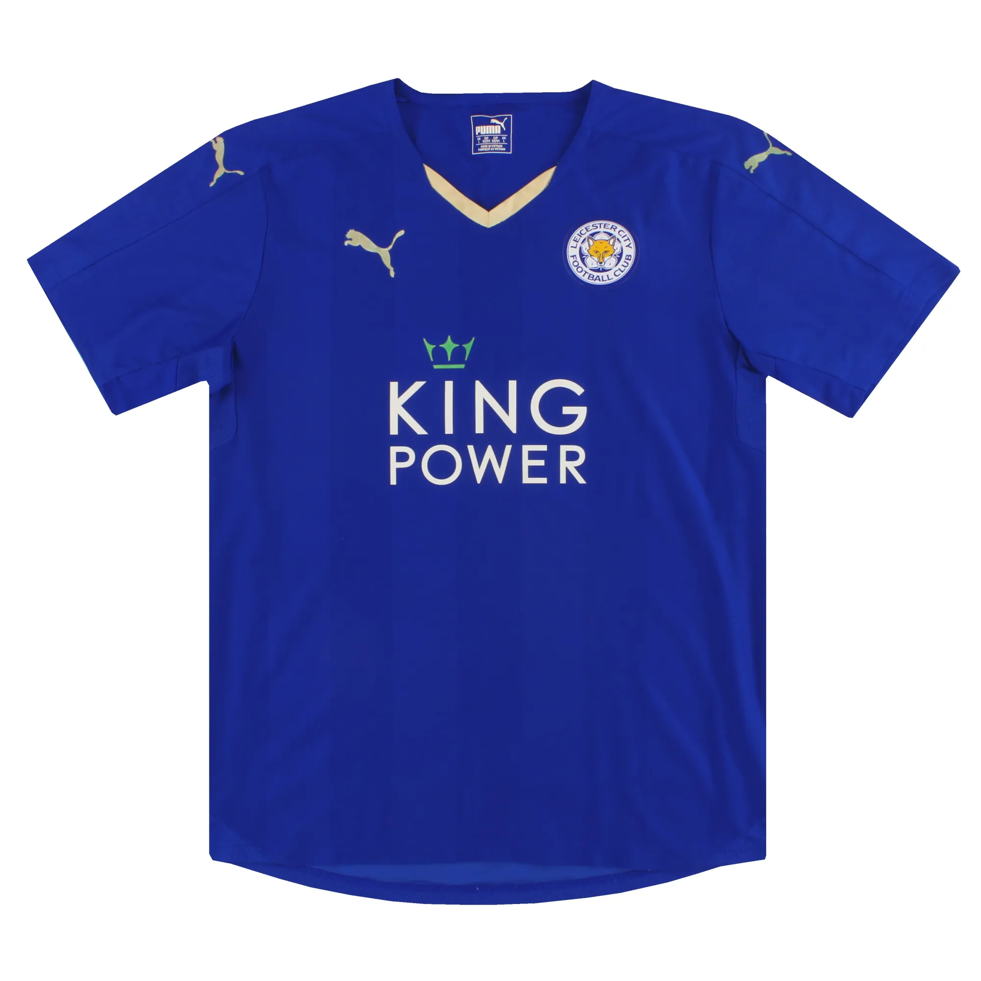 2015-16 Leicester Puma Home Shirt L - Leicester City / Very Good 