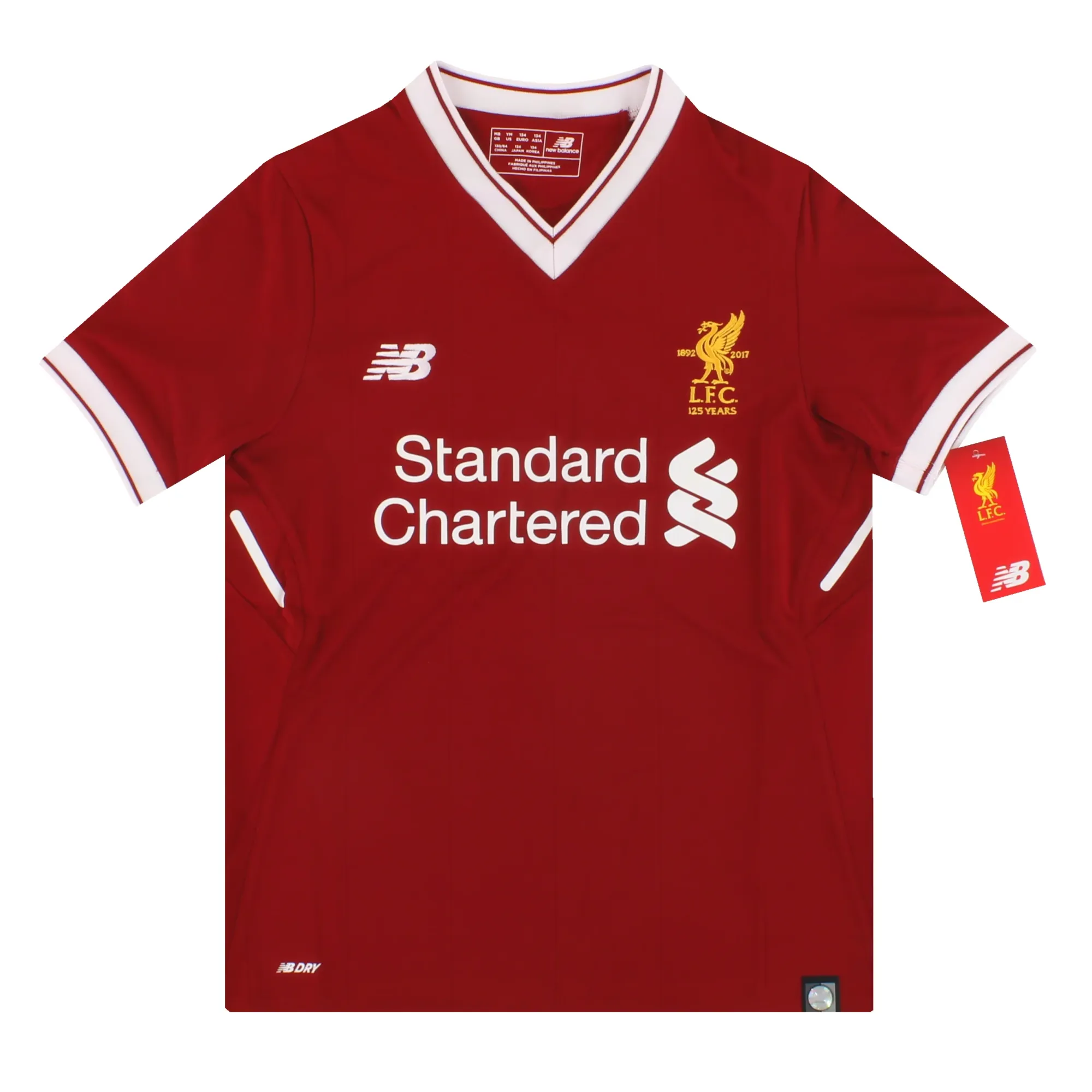 2017-18 Liverpool New Balance '125 Years' Home Shirt *w/tags* M.Boys - Liverpool / w/tags 
