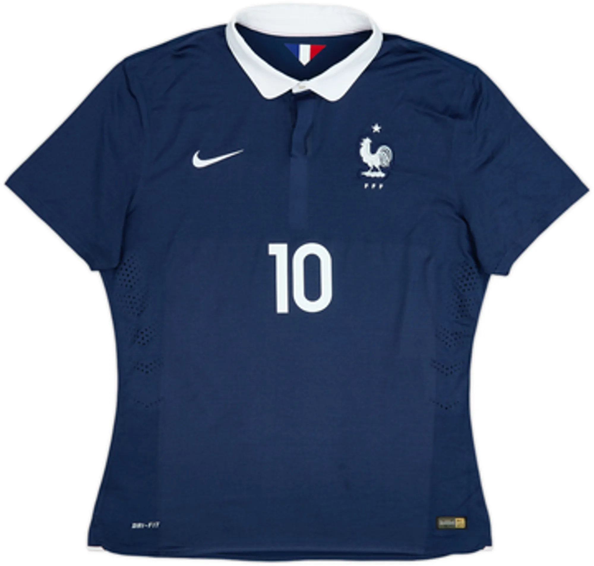 2014-15 France Player Issue Home Shirt Benzema #10 - 5/10 - (XL)