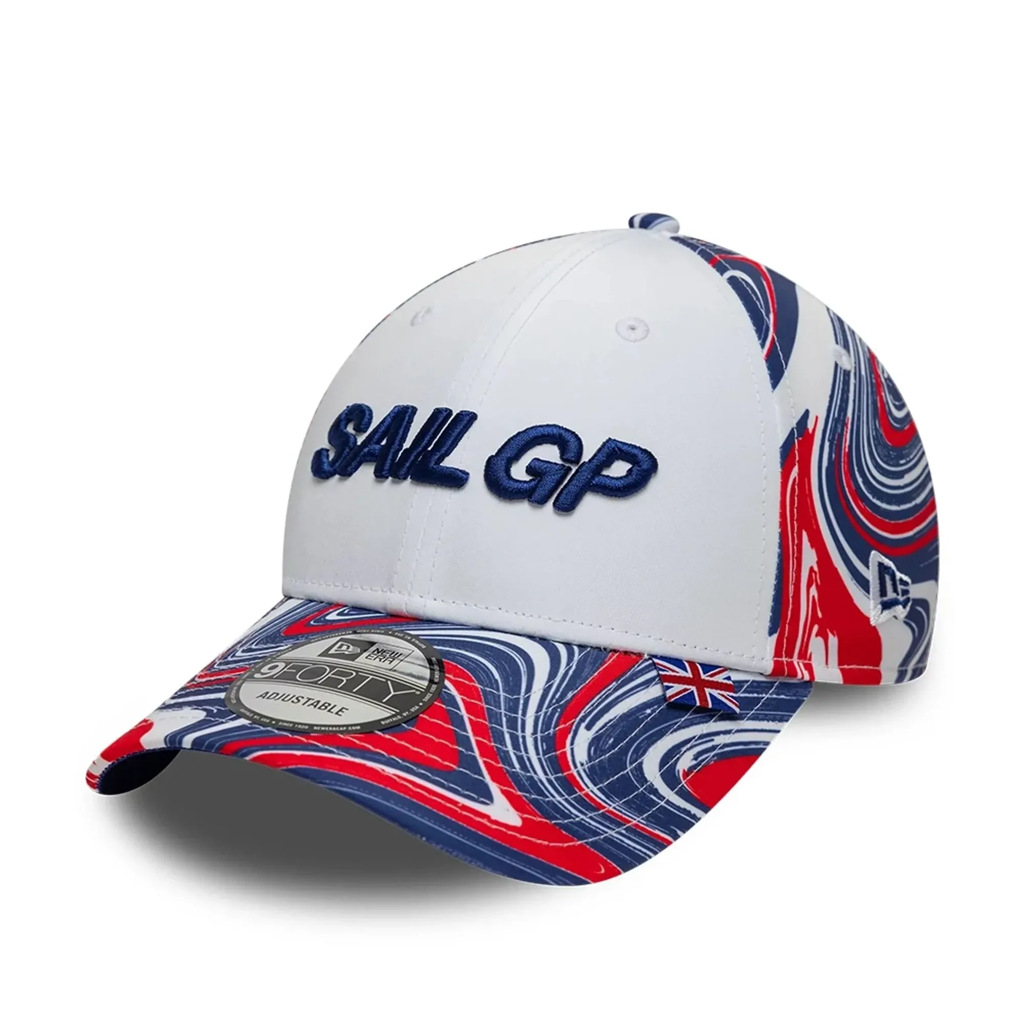 Sail GP UK Air Event White 9FORTY Adjustable Cap New Era Cap adult unisex