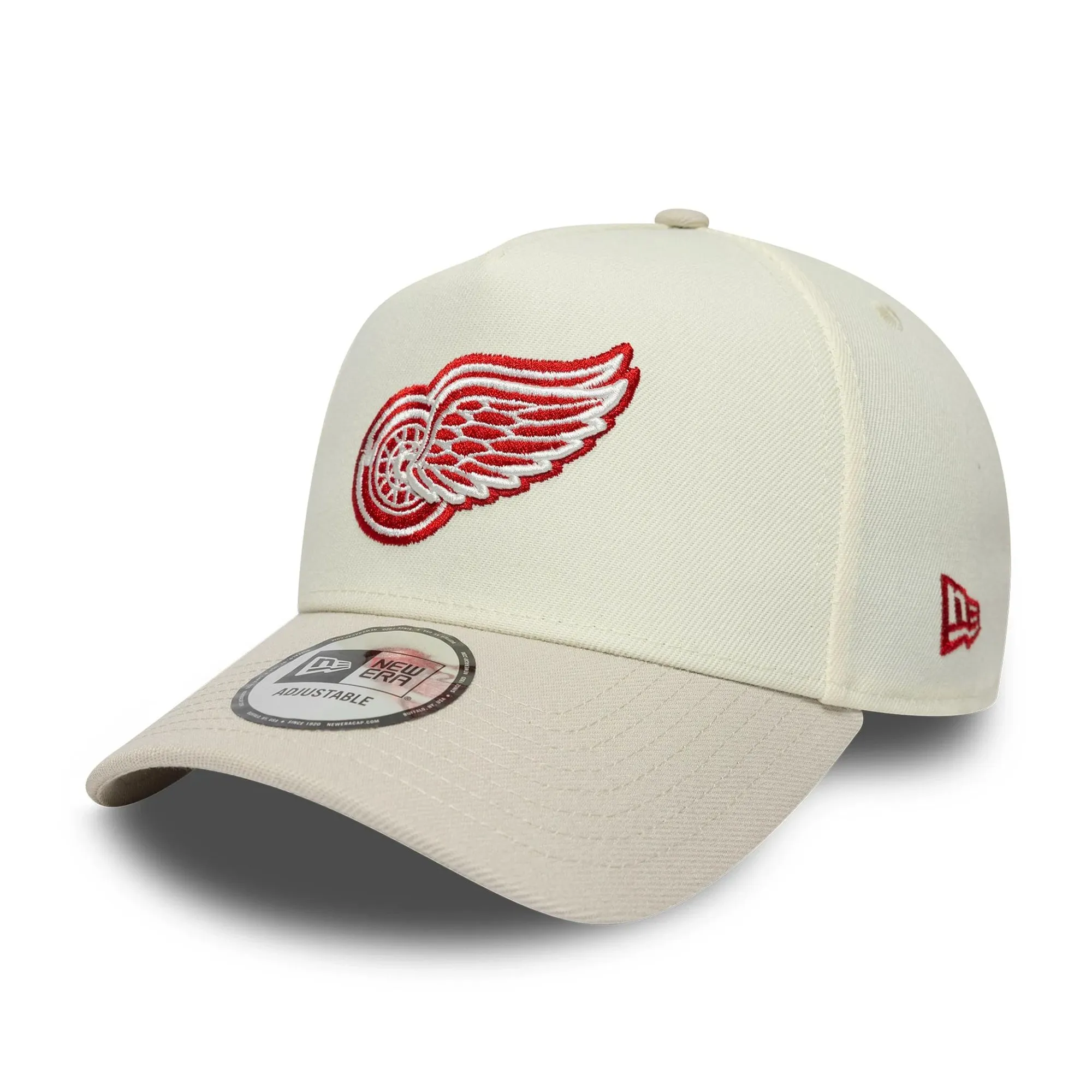 Detroit Red Wings NHL Cream 9FORTY A-Frame Adjustable Cap New Era Cap adult unisex