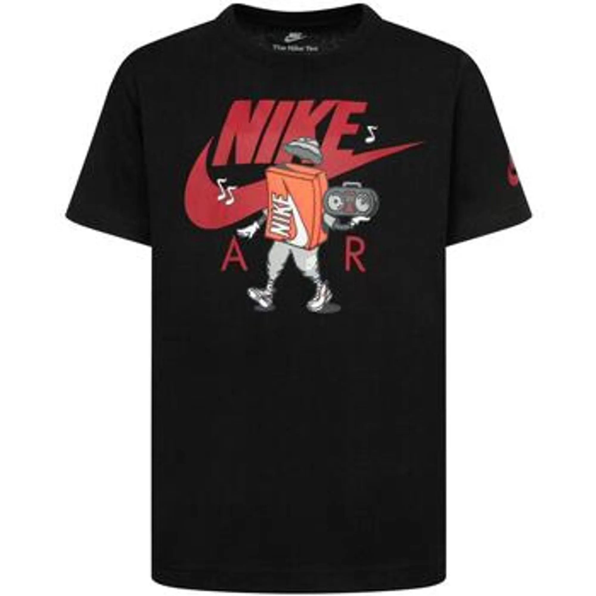 Nike  GT19870  boys's Children's T shirt in Black