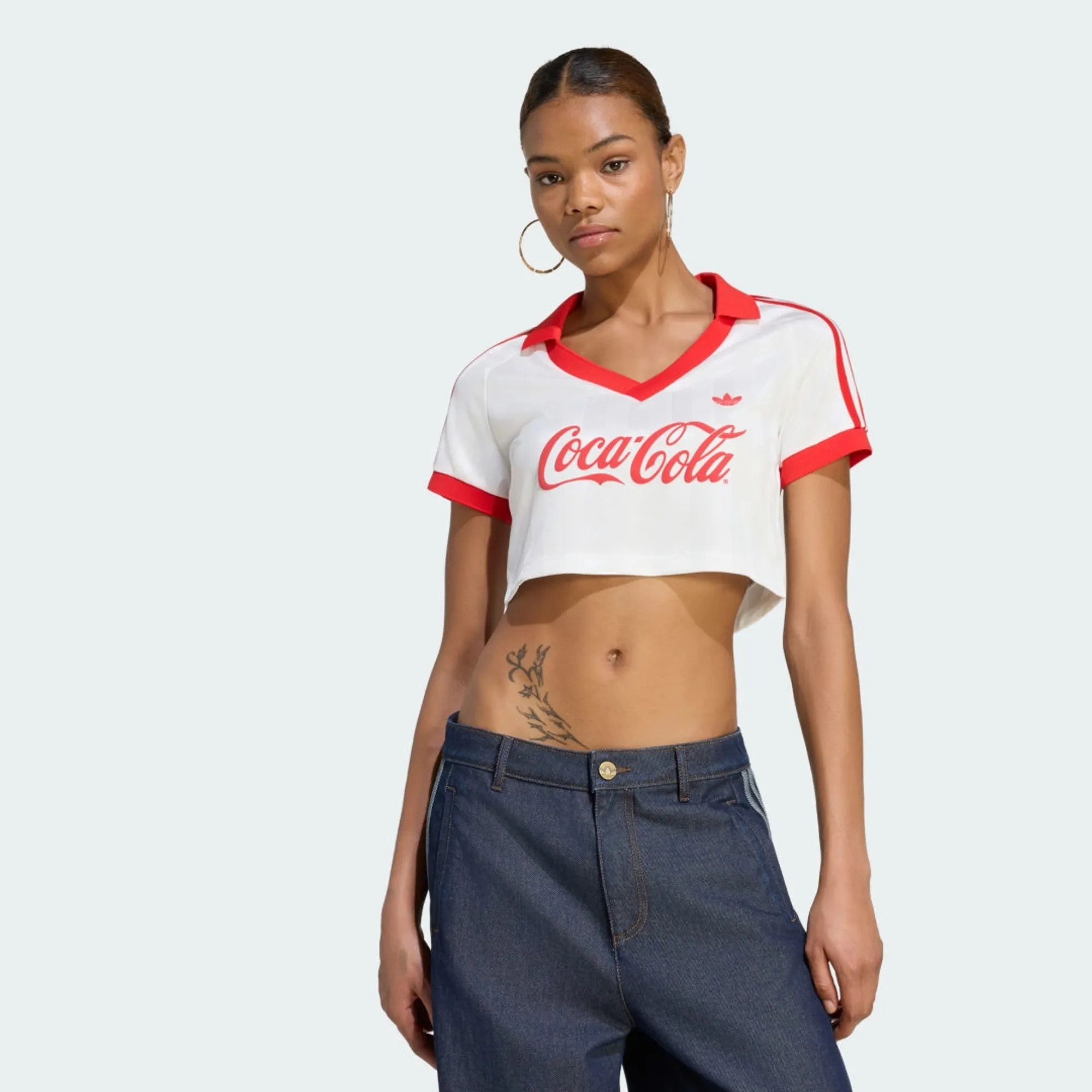 adidas Originals adidas ADIDAS X COCA-COLA CROPPED JERSEY