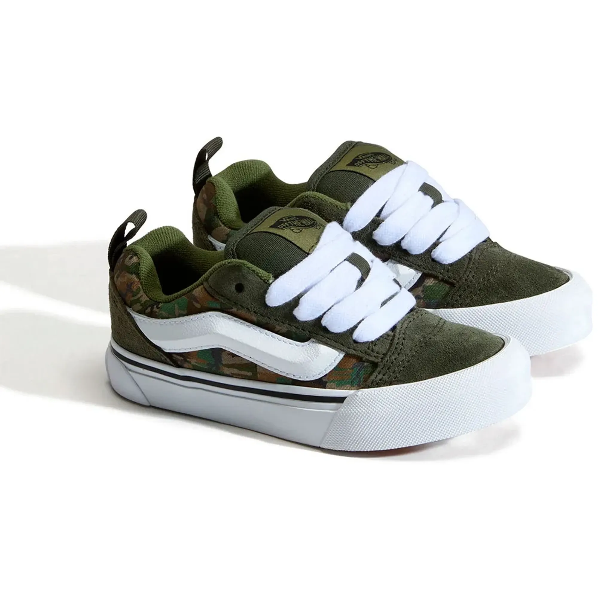 Vans - Kids Knu Skool Shoes (4-8 Years), Green