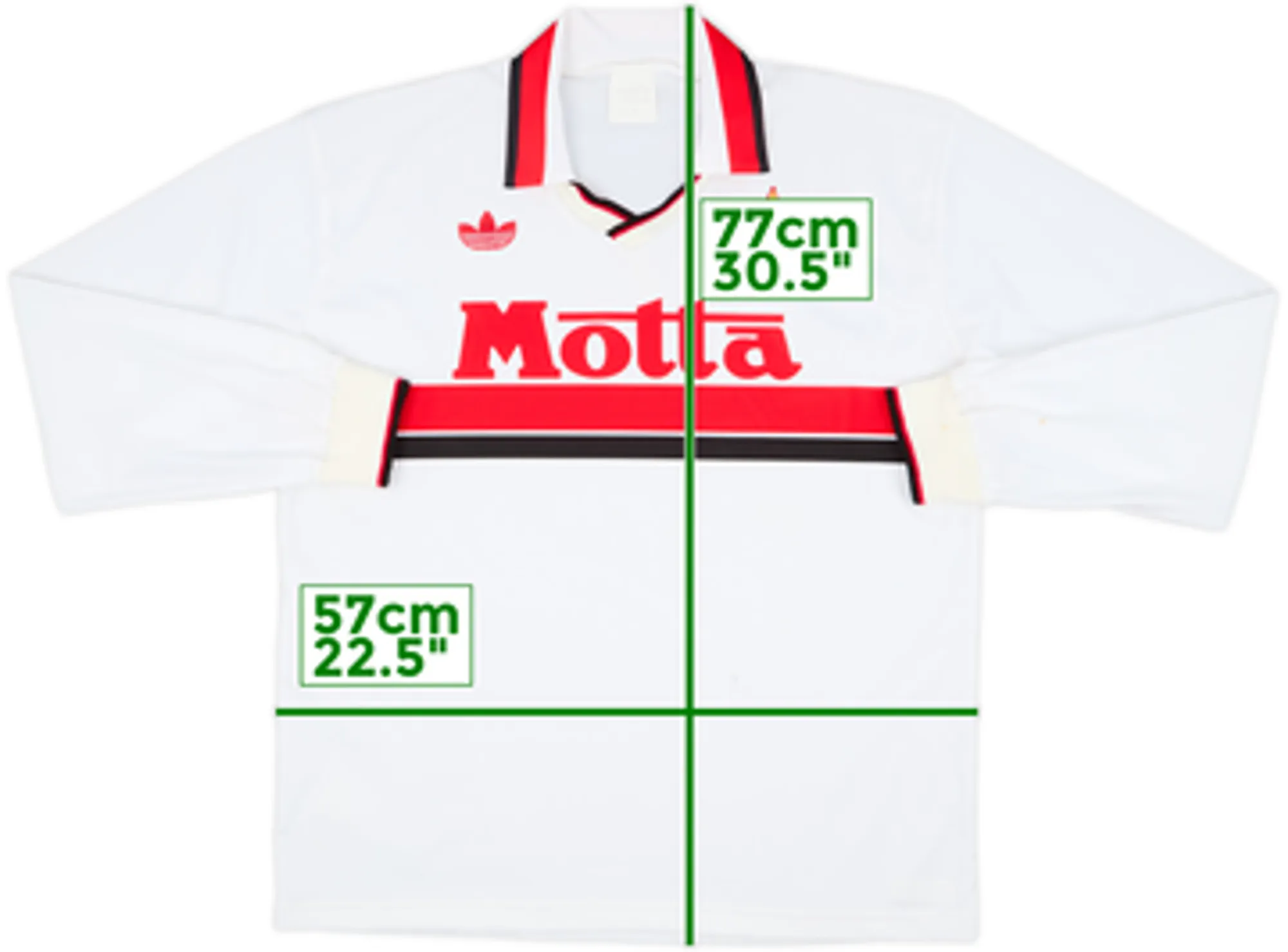 1992-93 AC Milan Away L/S Shirt - 7/10 - (XL)