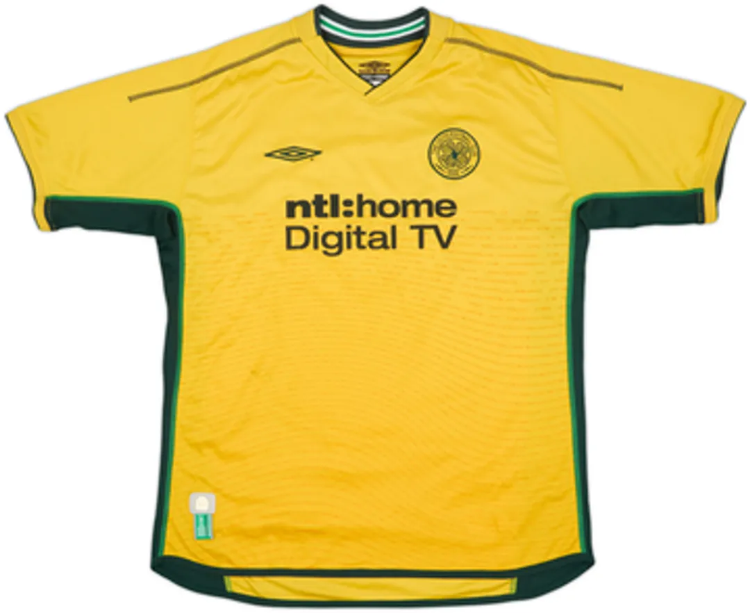 アンブロ UMBRO Celtic FC 02/03 away ユニフォーム 2002-03 Celtic Away Shirt Larsson #7 - 5/10 - (L