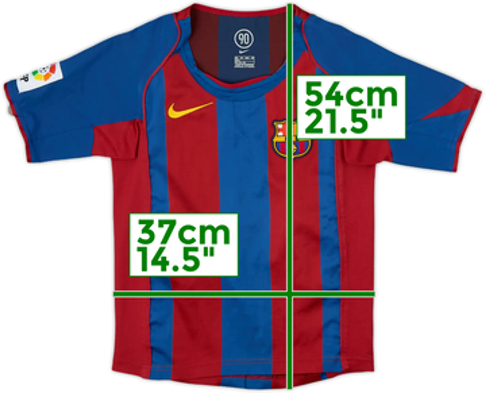 2004-05 Barcelona Home Shirt - 8/10 - (7-8Years)