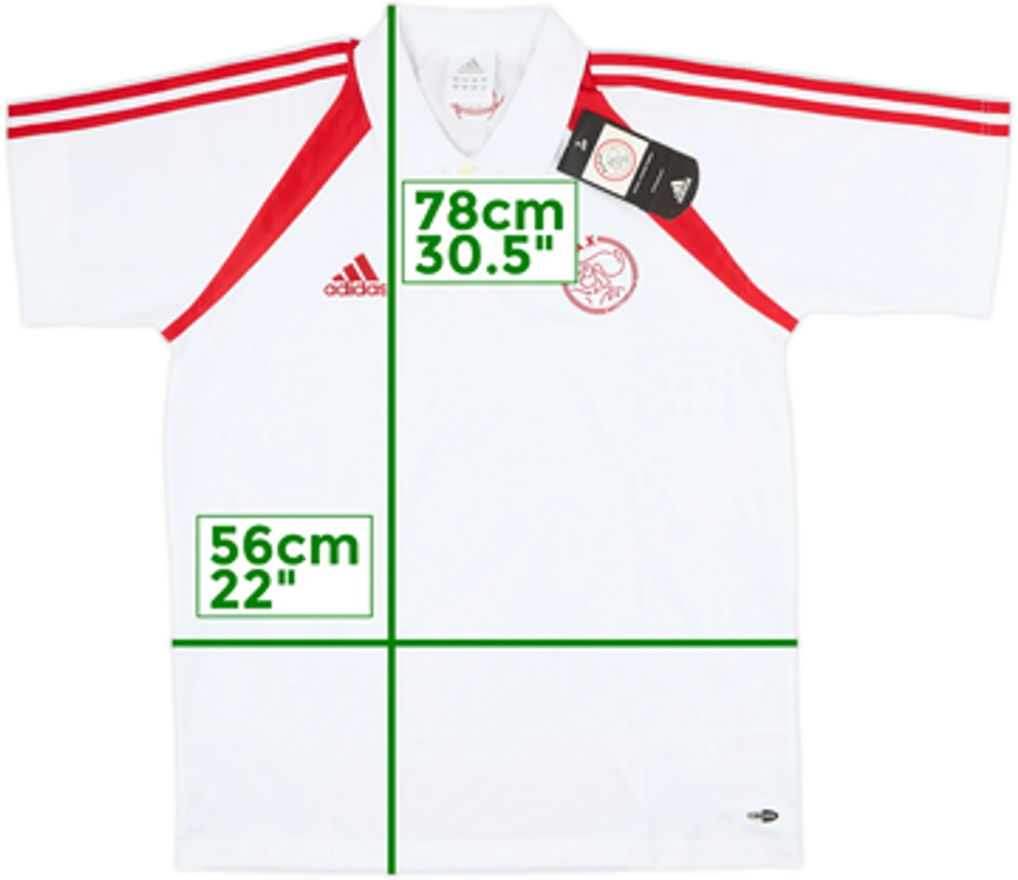 2004-05 Ajax adidas Polo Shirt (M/L)