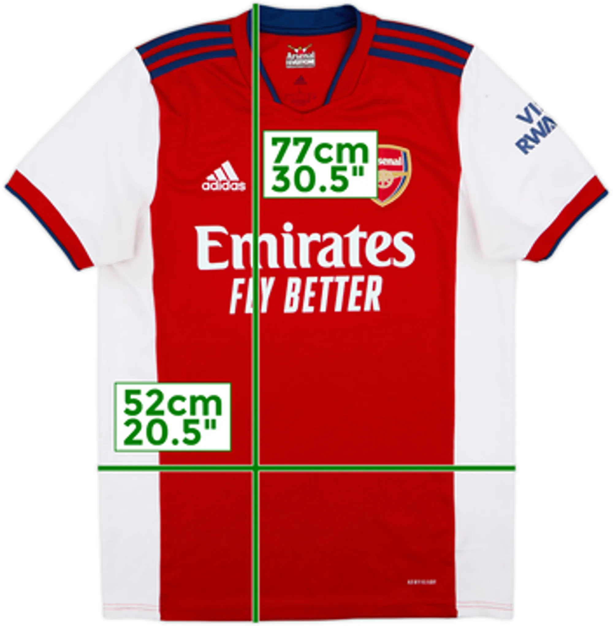 2021-22 Arsenal Home Shirt - 7/10 - (L)