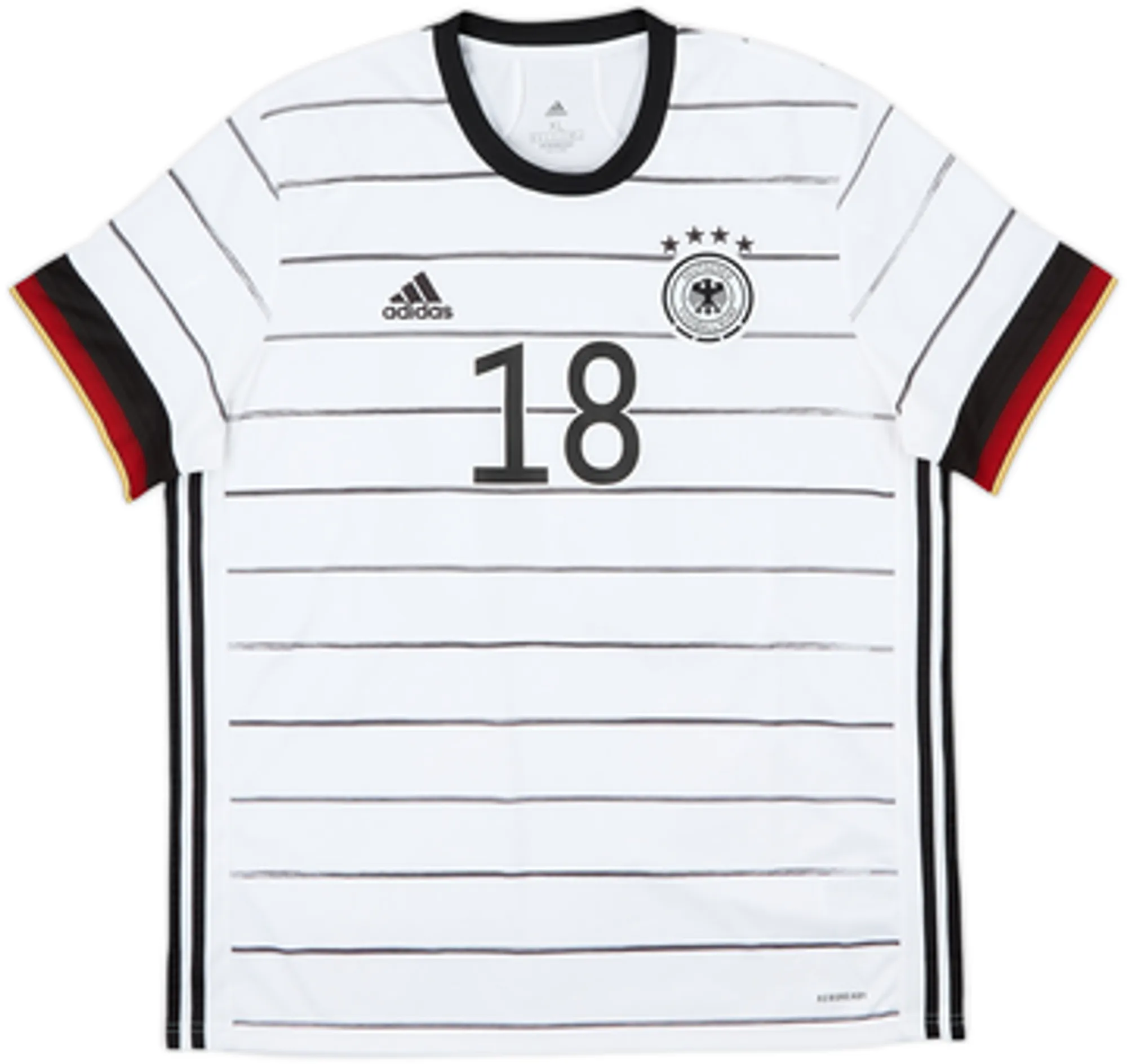 2020-21 Germany Home Shirt Goretzka #18 - 9/10 - (XL)