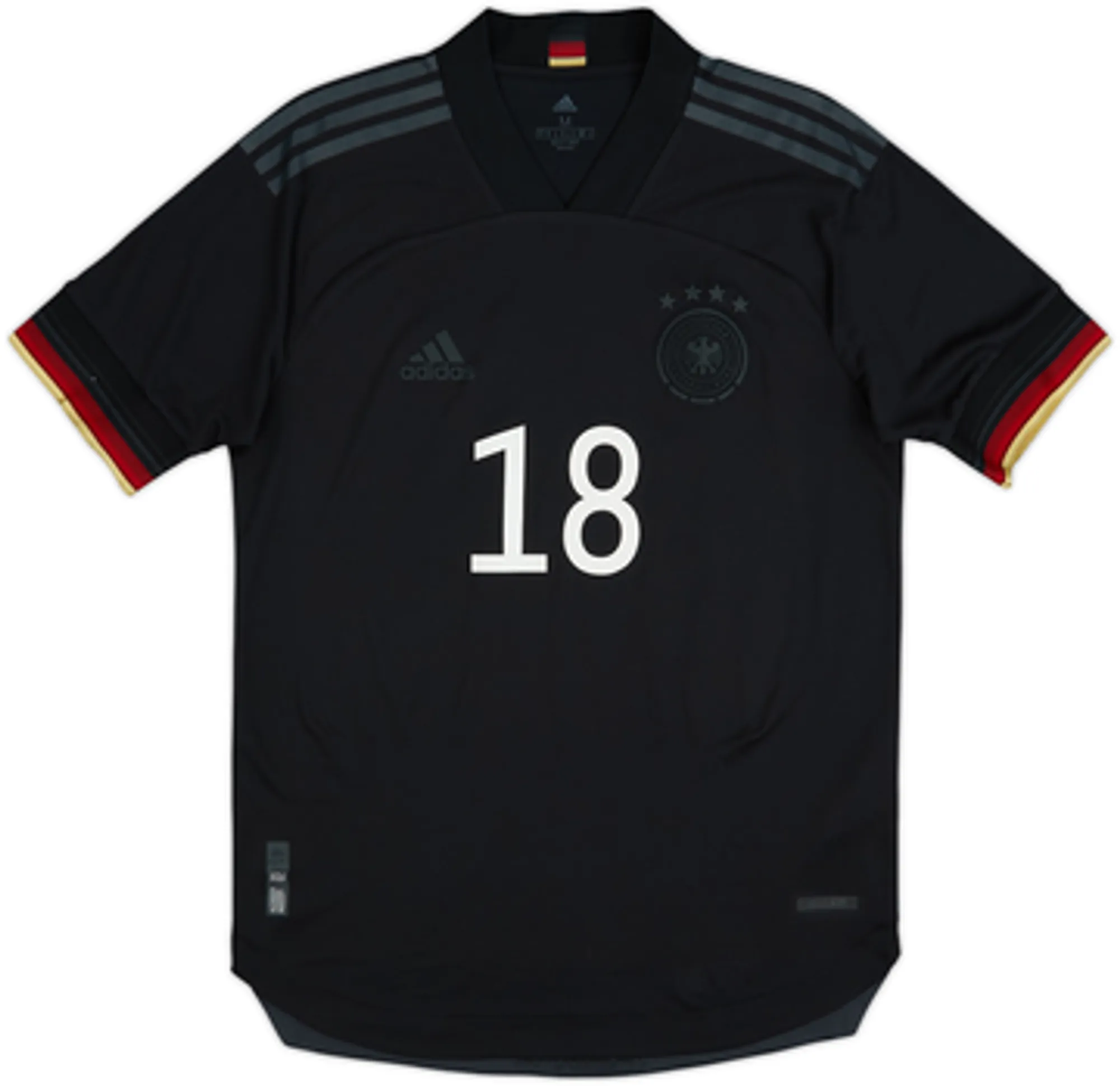 2020-21 Germany Authentic Away Shirt Goretzka #18 - 9/10 - (M)