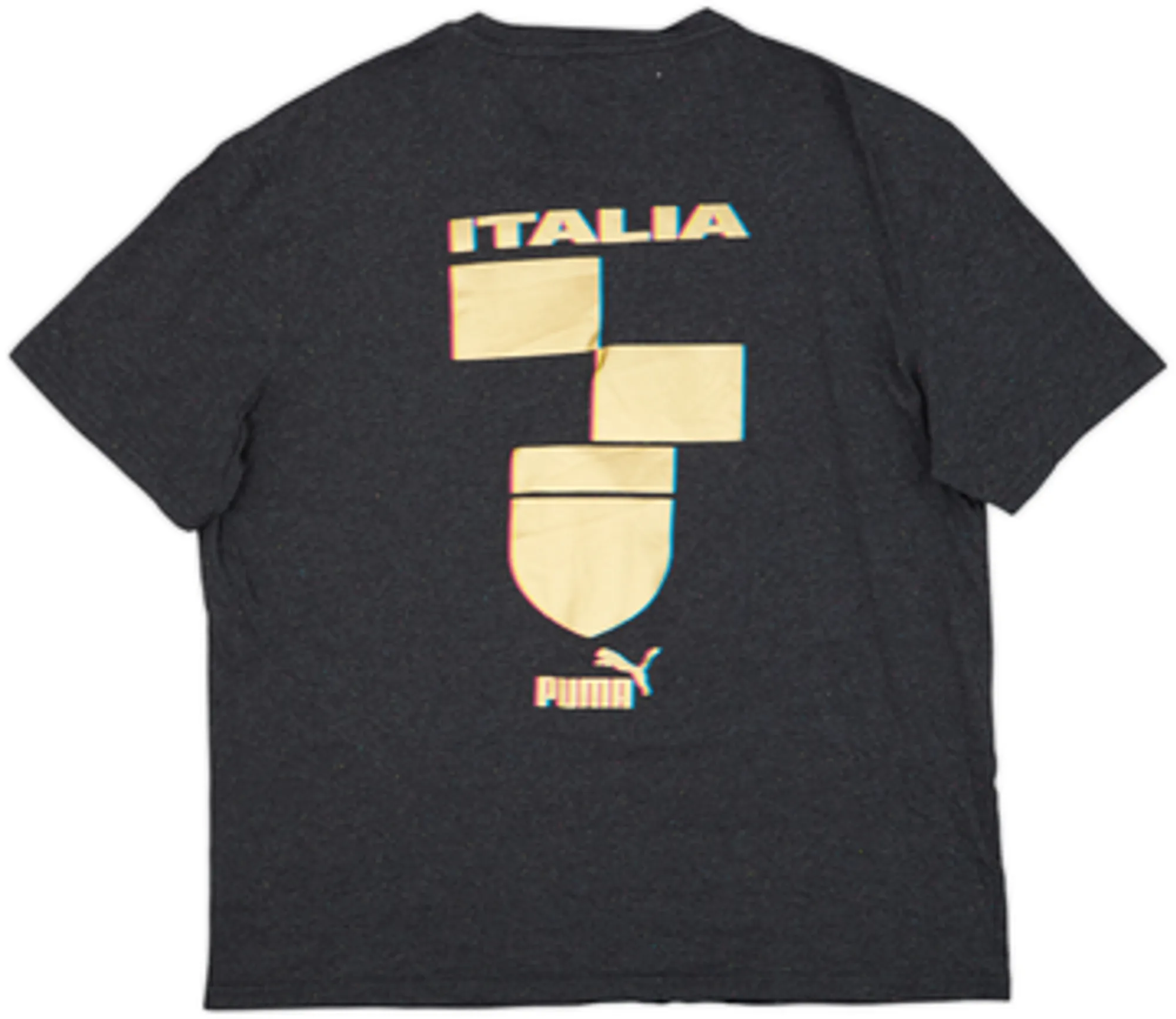 2021-22 Italy Puma Cotton Tee - 8/10 - (XL)