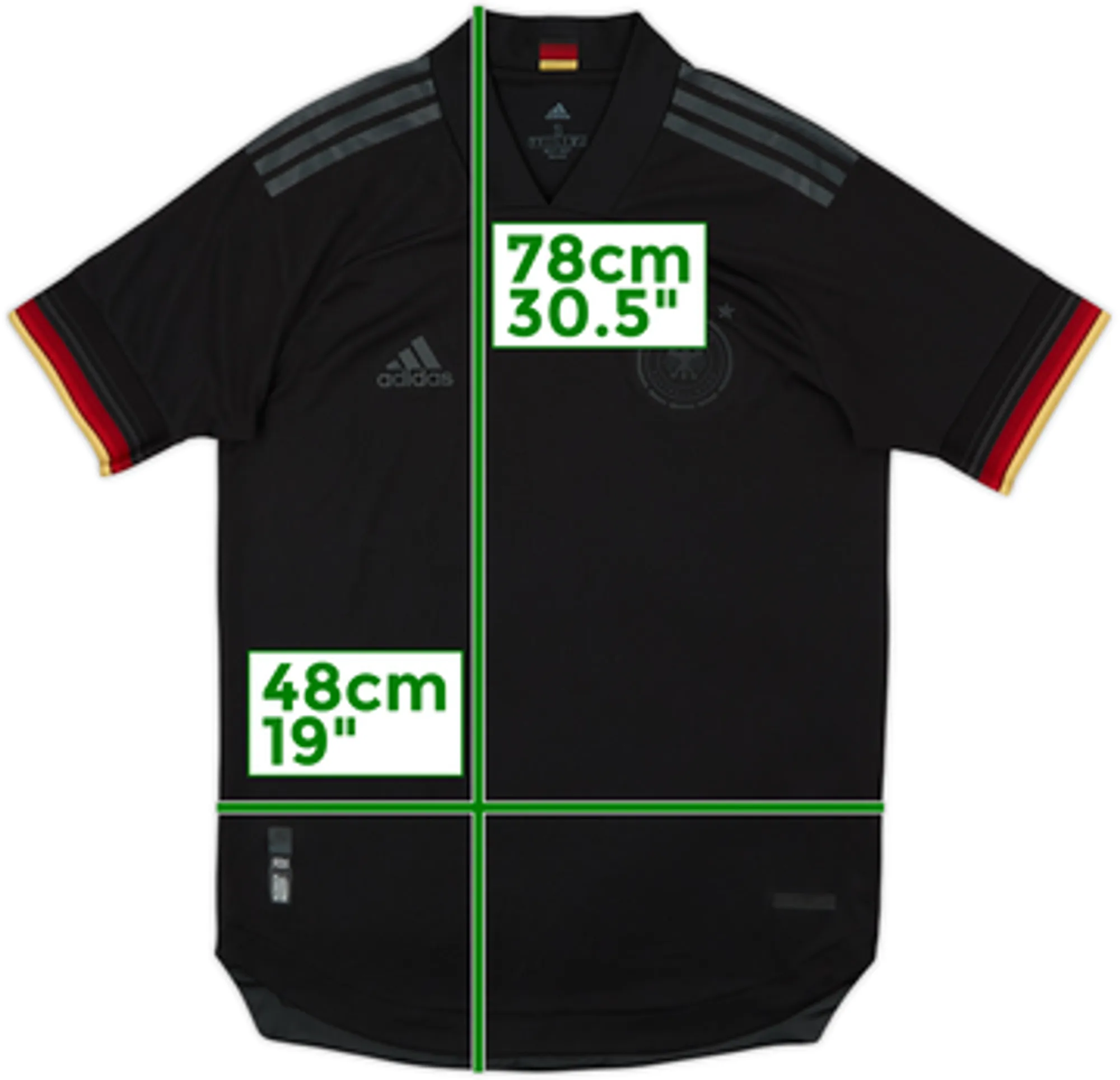 2020-21 Germany Authentic Away Shirt - 8/10 - (S)