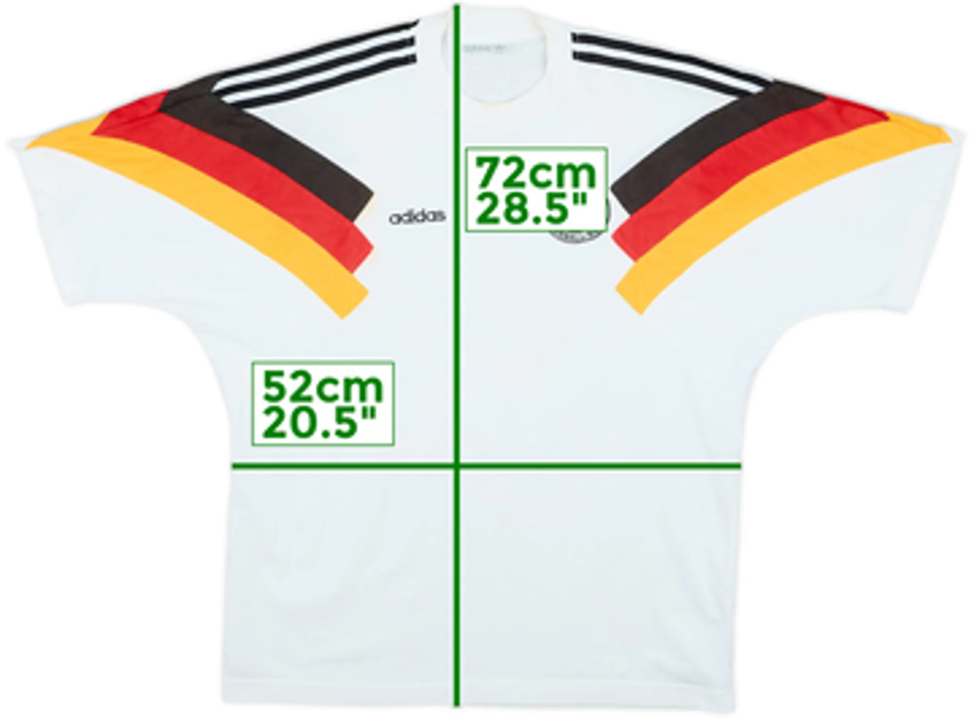 1992-94 Germany adidas Cotton Tee - 6/10 - (M)