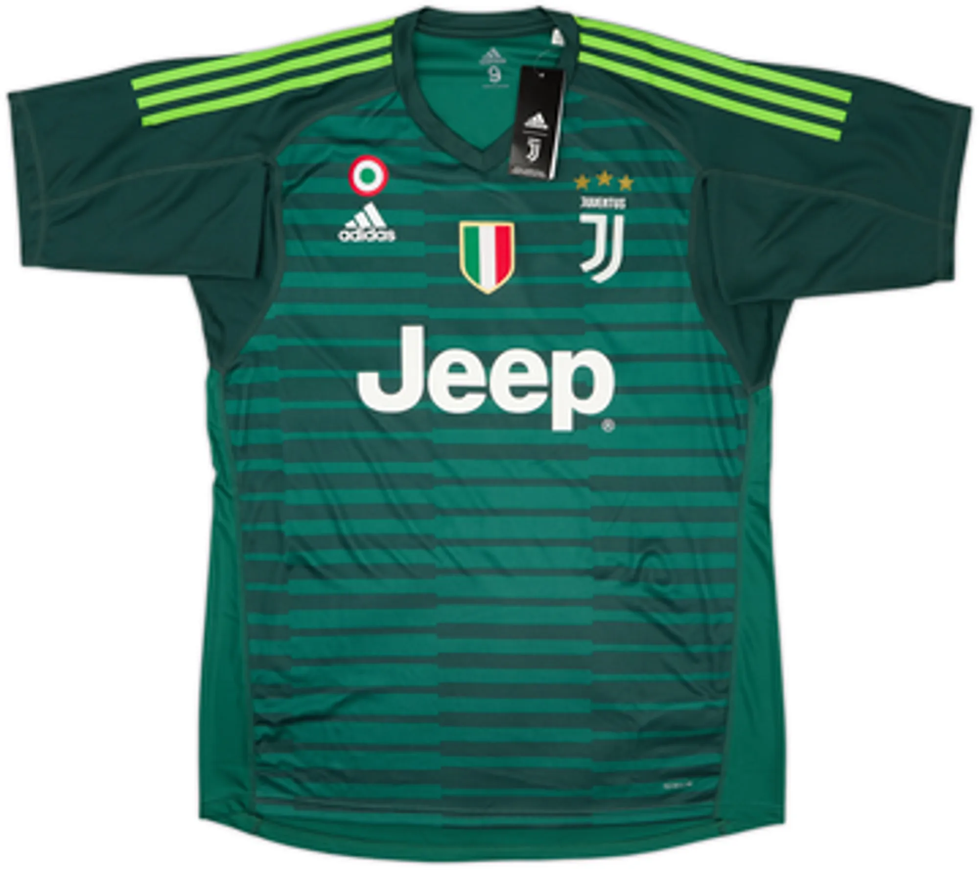 2018-19 Juventus Player Issue GK S/S Shirt Buffon #1 (L/XL)