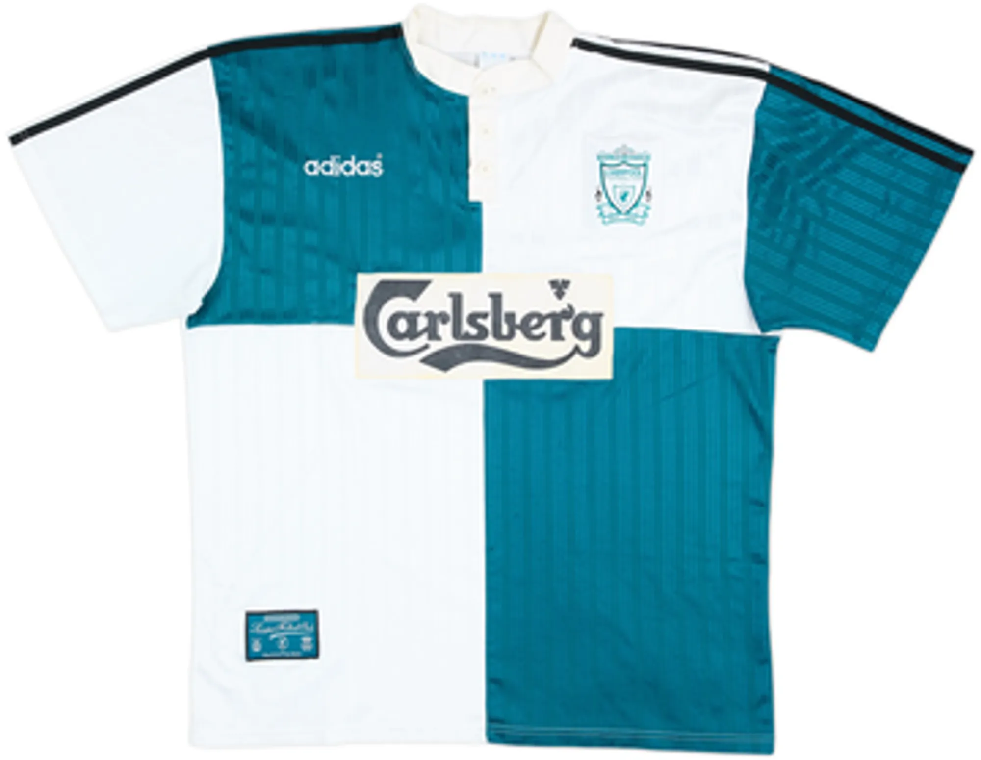 1995-96 Liverpool Away Shirt Collymore #8 - 6/10 - (XL)