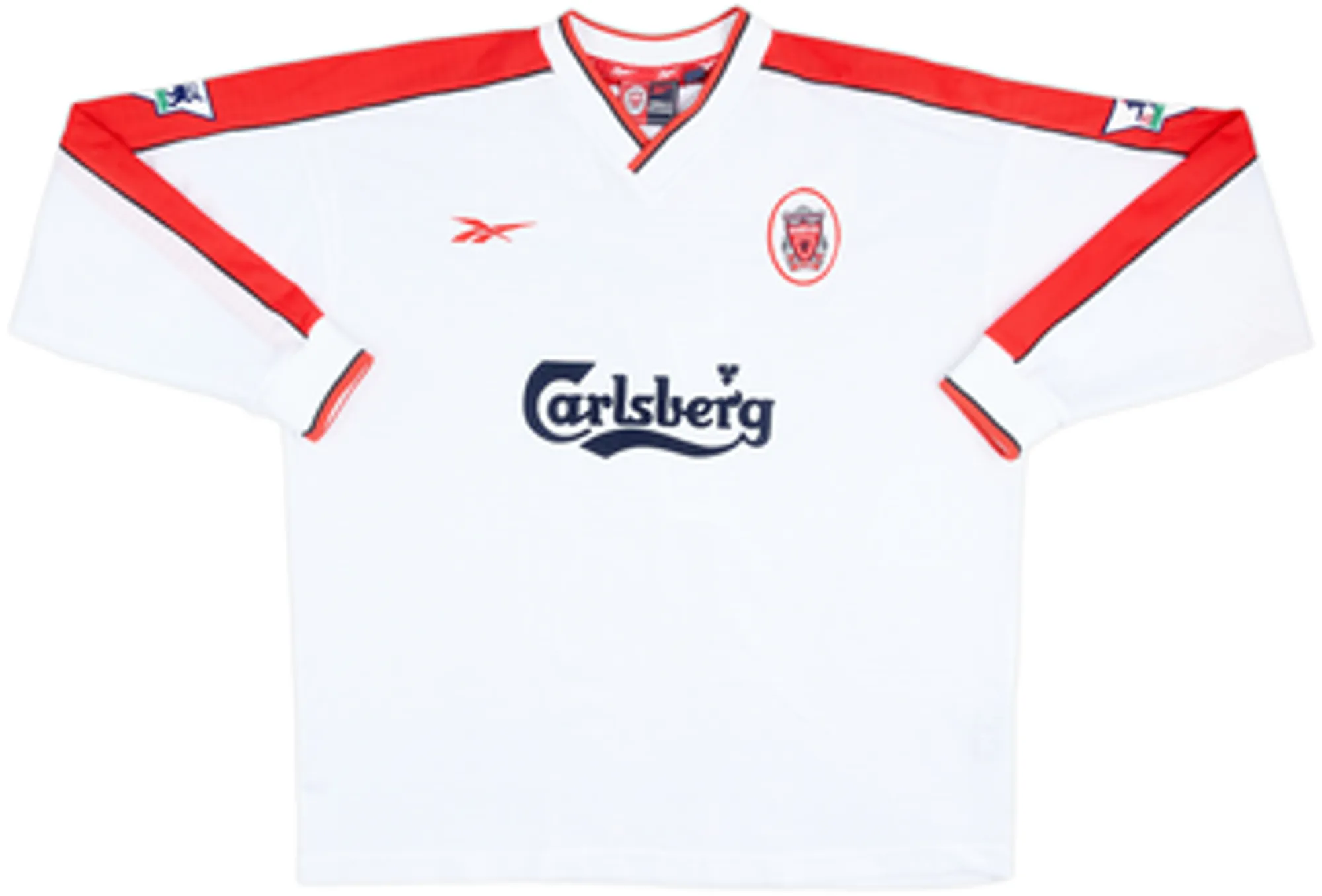 1998-99 Liverpool Away L/S Shirt Mcmanaman #7 - 8/10 - (XL)