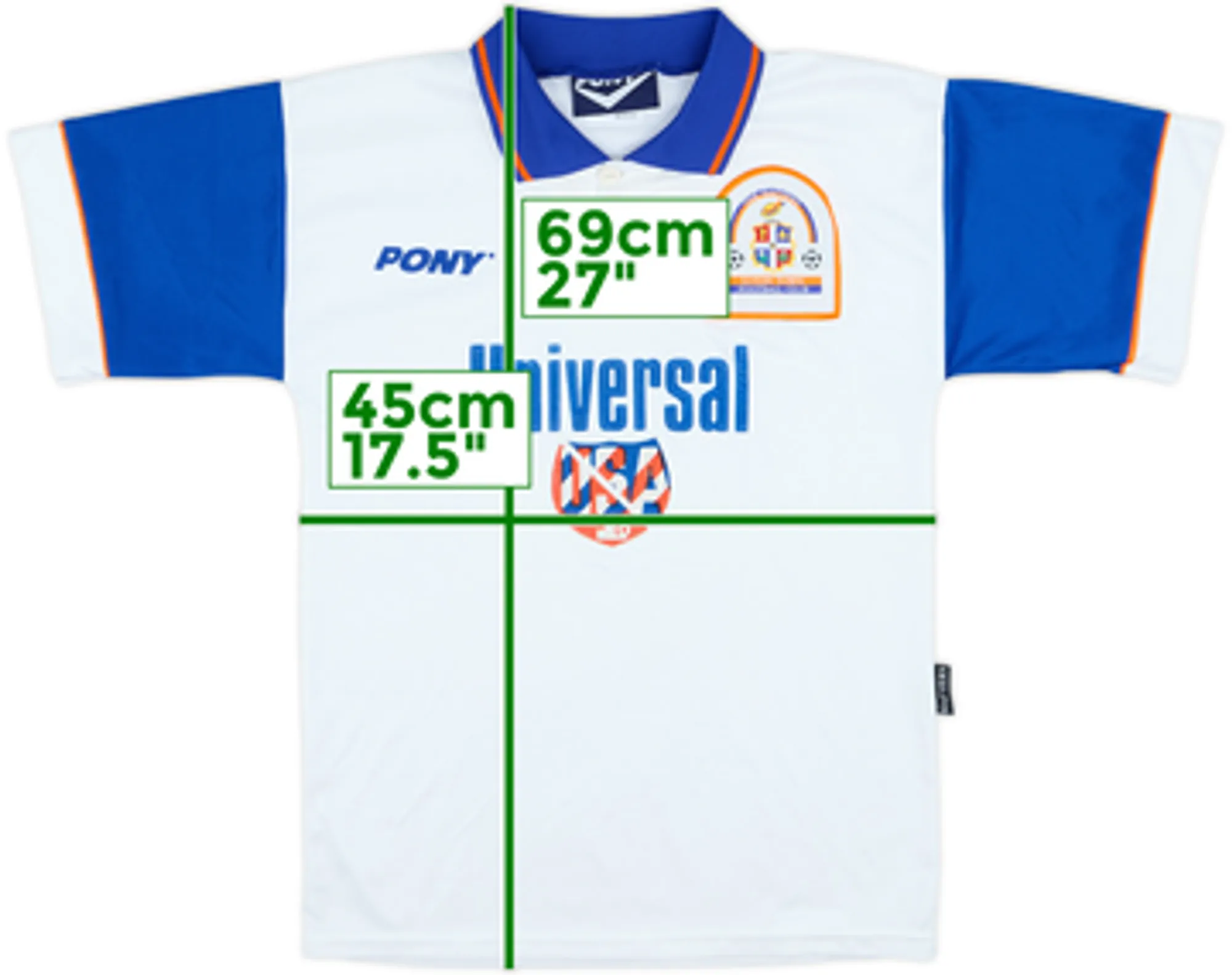 1995-97 Luton Town Home Shirt - 9/10 - (S)