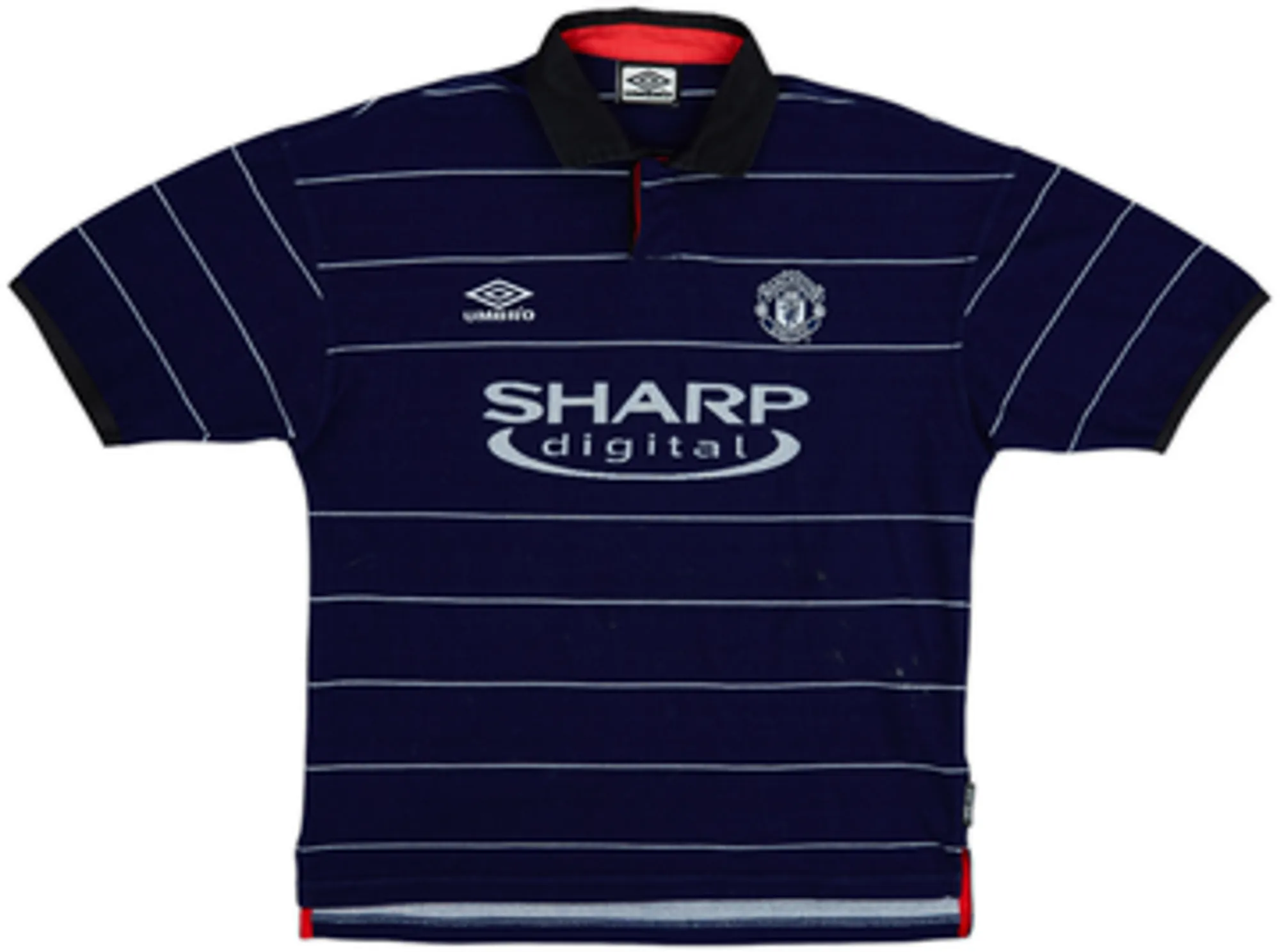 1999-00 Manchester United Away Shirt Beckham #7 - 6/10 - (M)