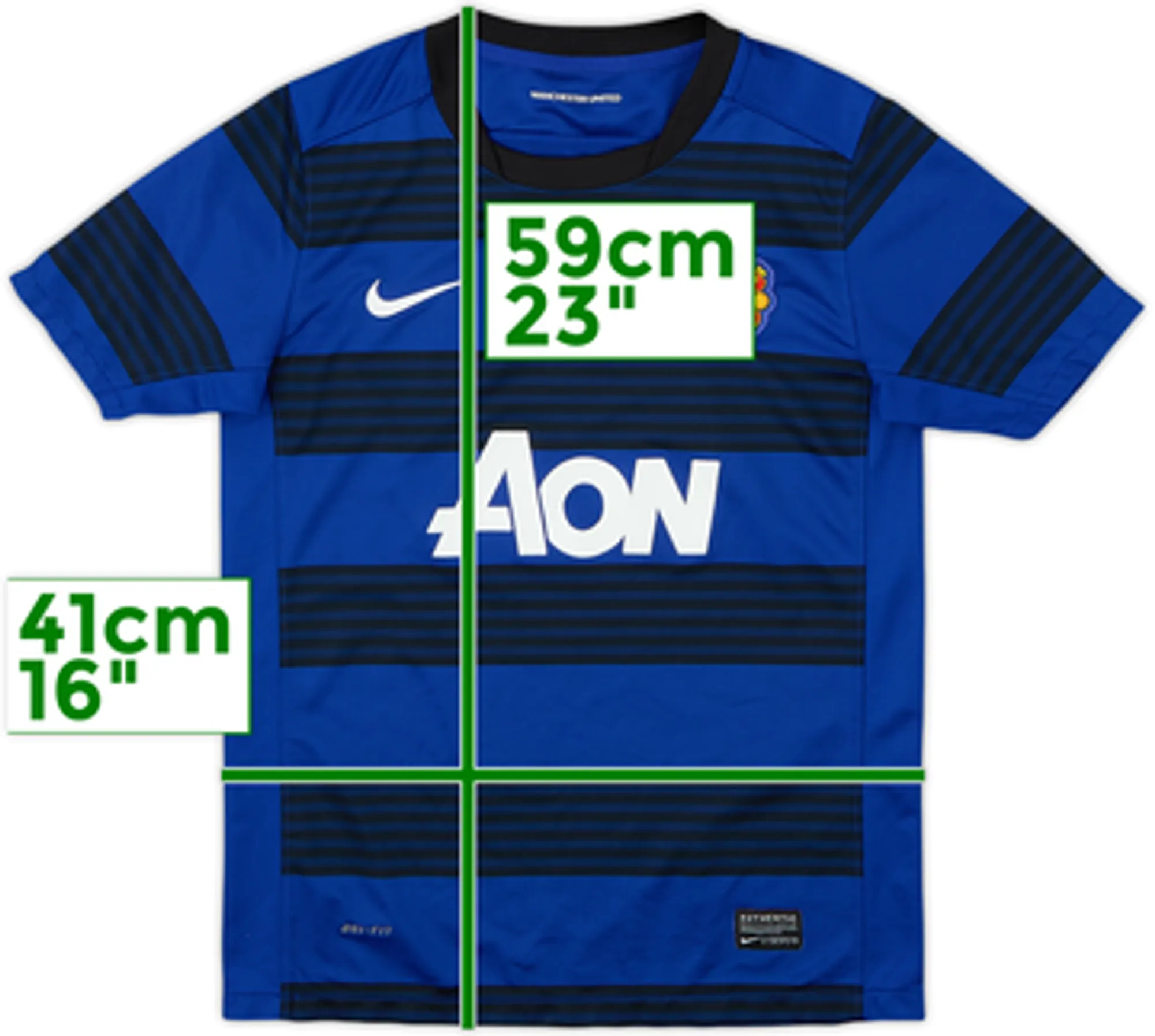 2011-13 Manchester United Away Shirt - 10/10 - (M.Boys)
