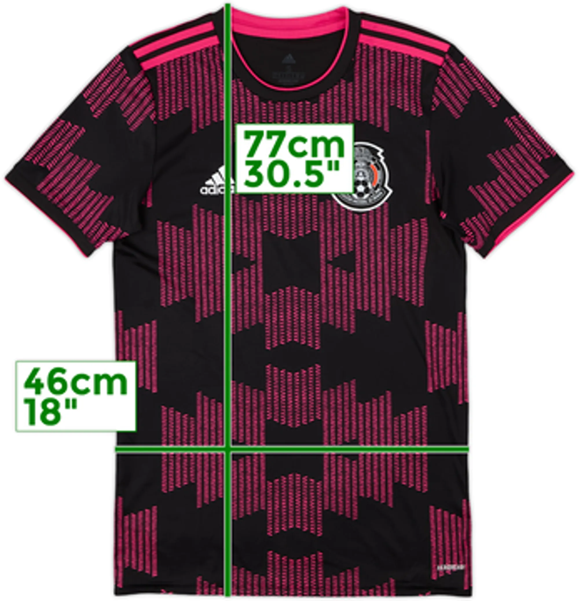 2020-21 Mexico Home Shirt - 8/10 - (S)
