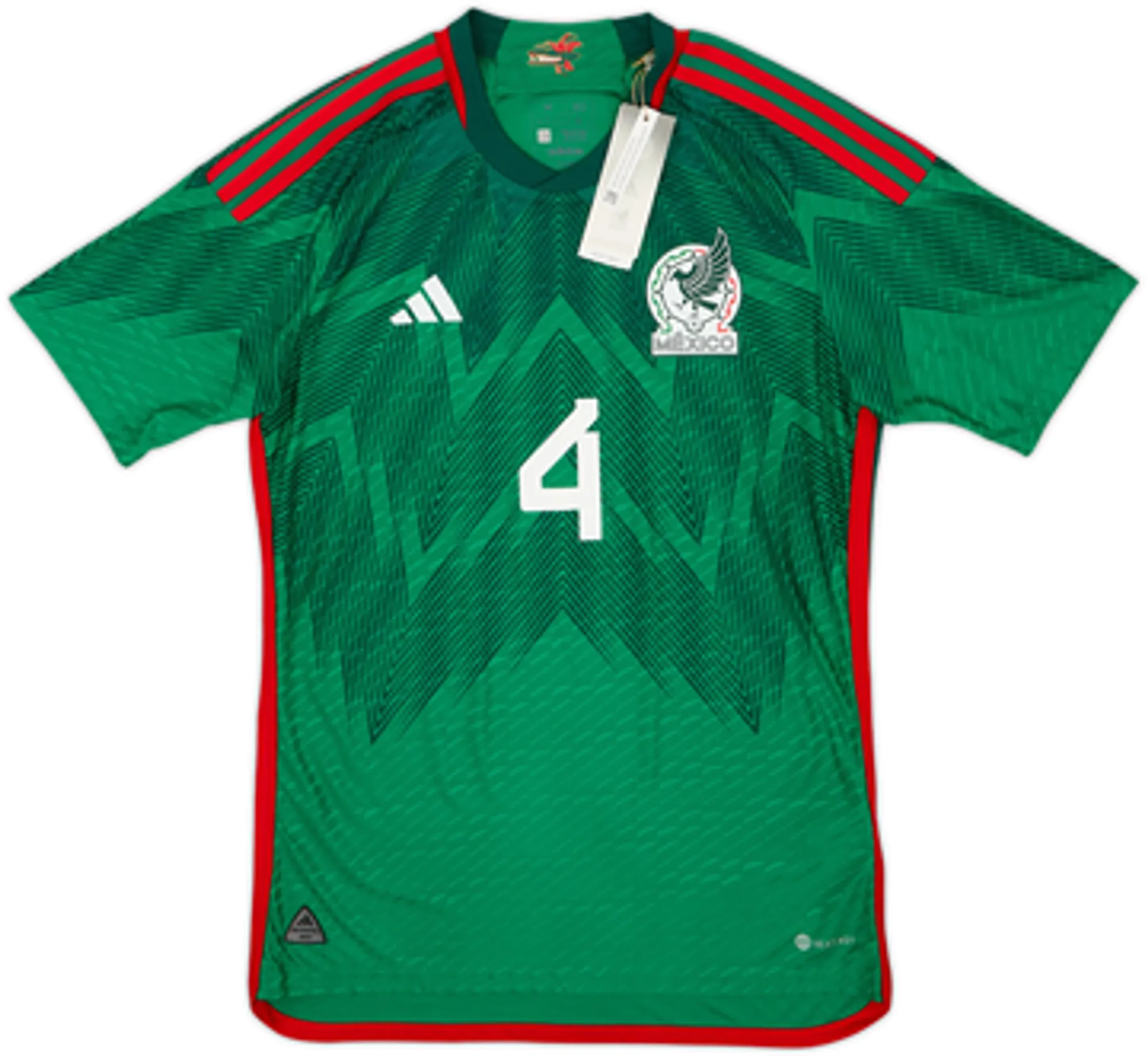 2022-23 Mexico Special Edition Authentic Home Shirt E. Alvarez #4 (M)