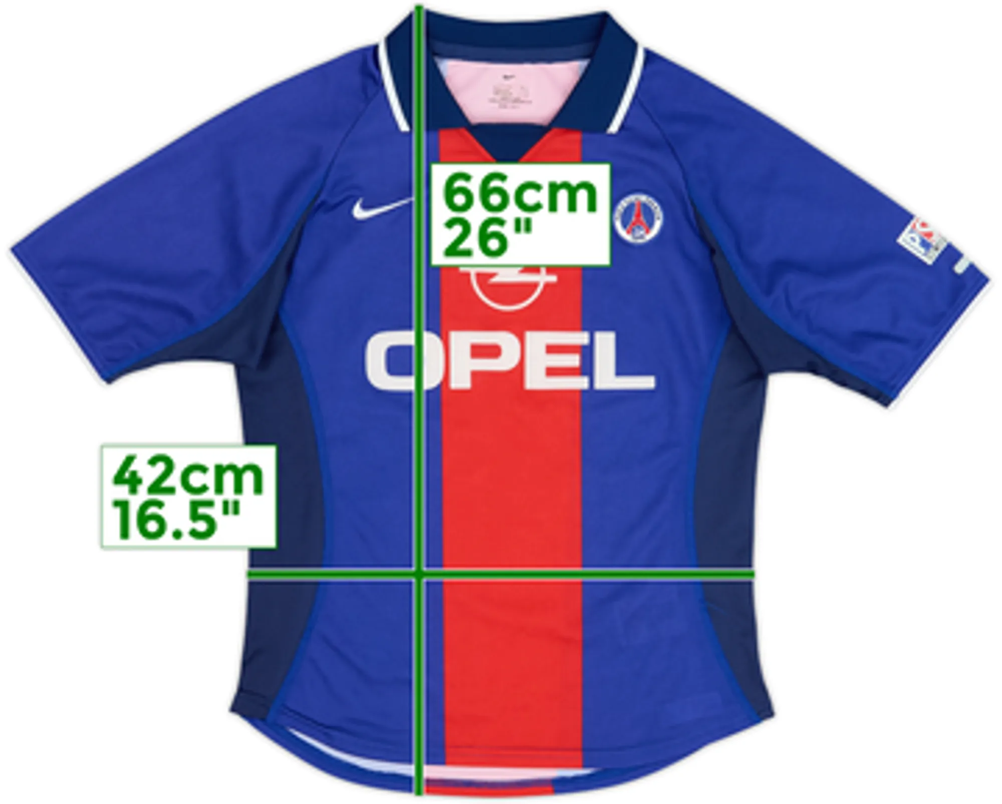 2000-01 Paris Saint-Germain Home Shirt - 9/10 - (L.Boys)