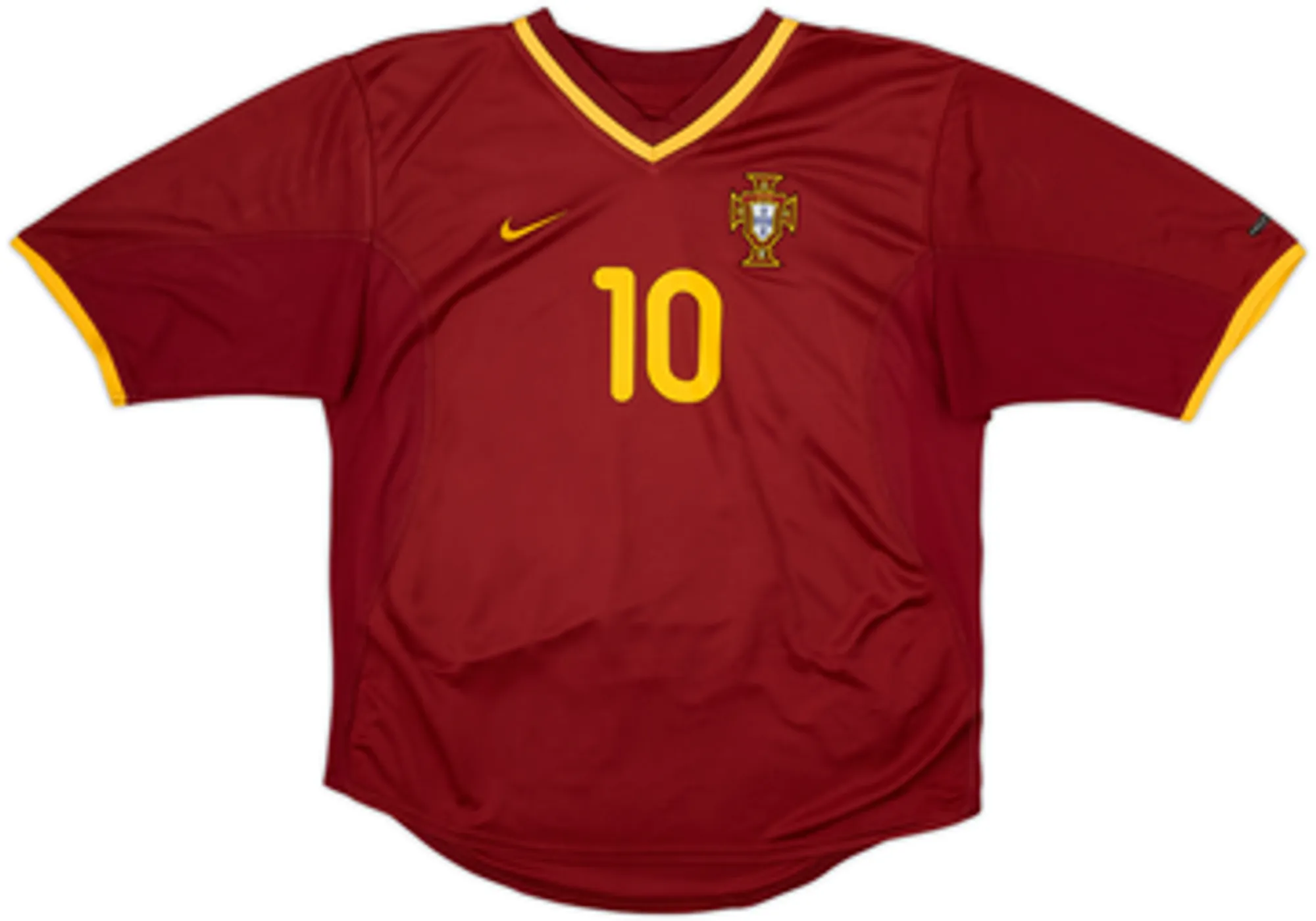 2000-02 Portugal Home Shirt Rui Costa #10 - 7/10 - (S)