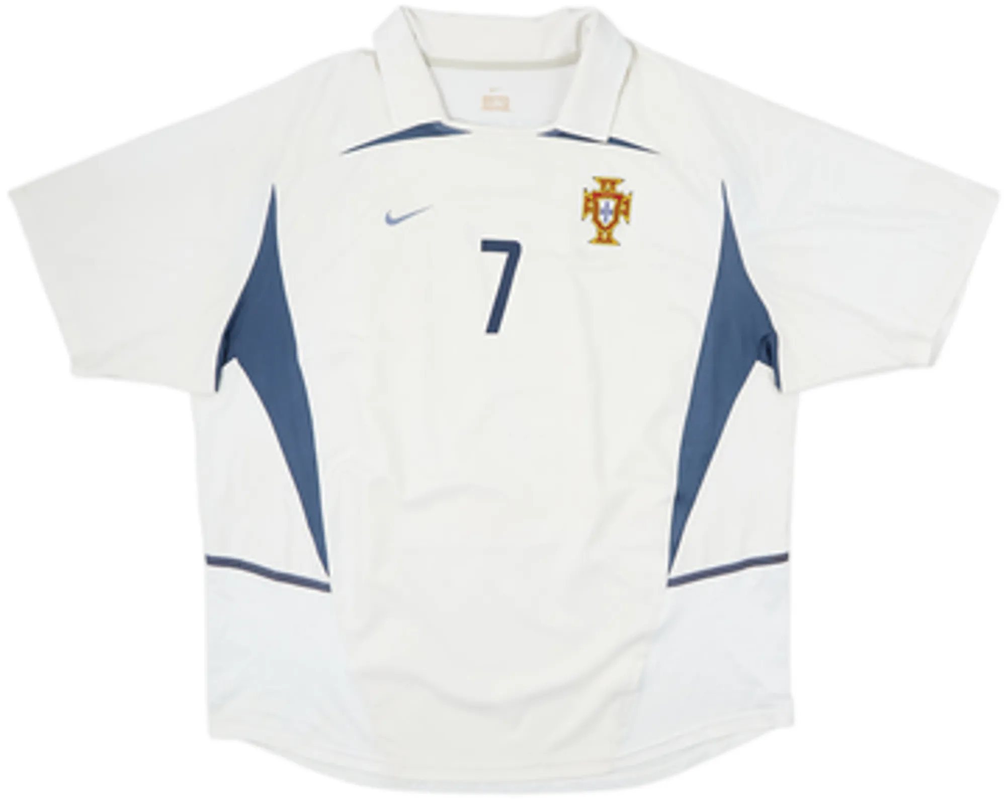 2002-04 Portugal Away Shirt Figo #7 - 5/10 - (XXL)