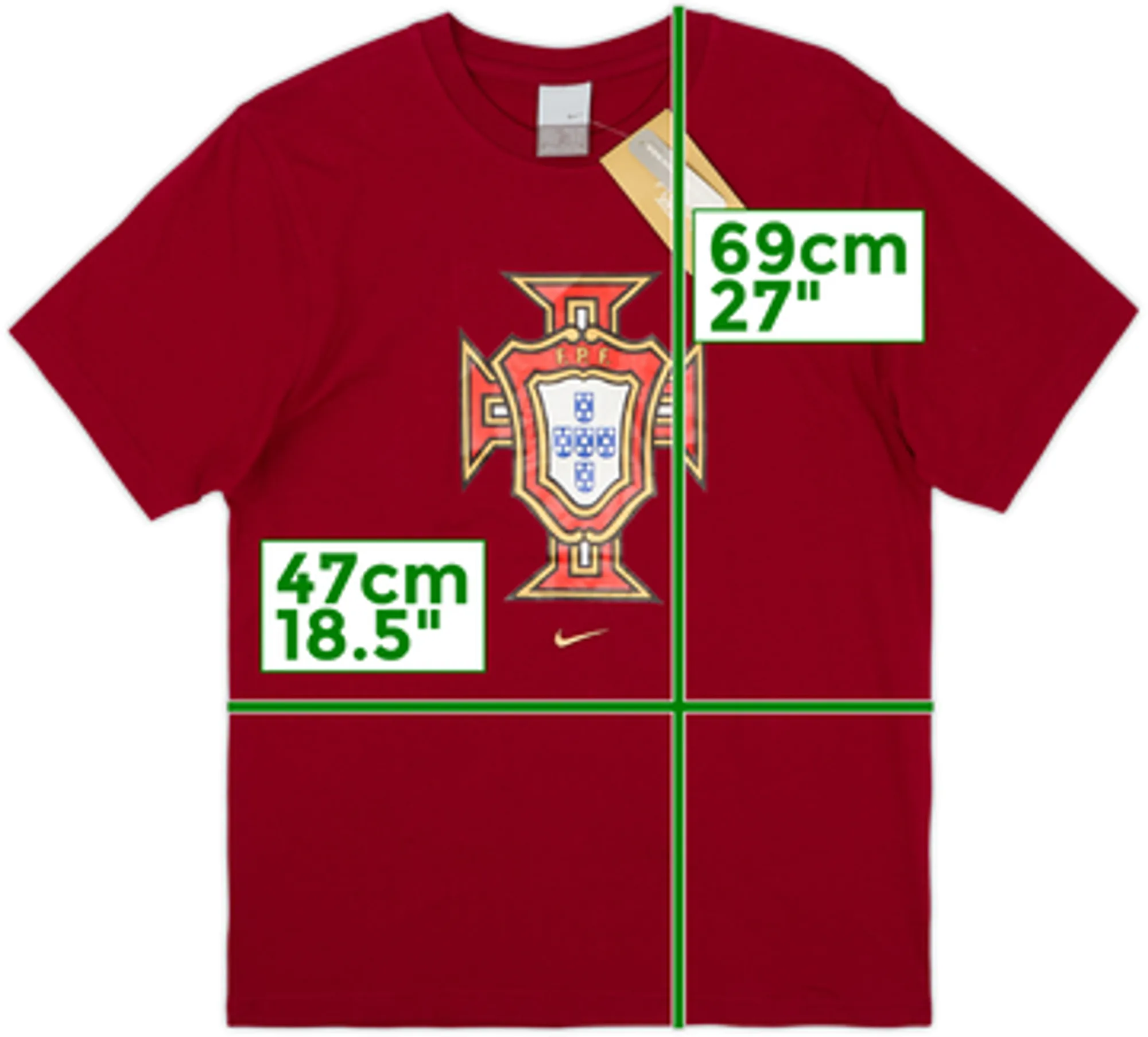 2006-07 Portugal Nike Tee (M)