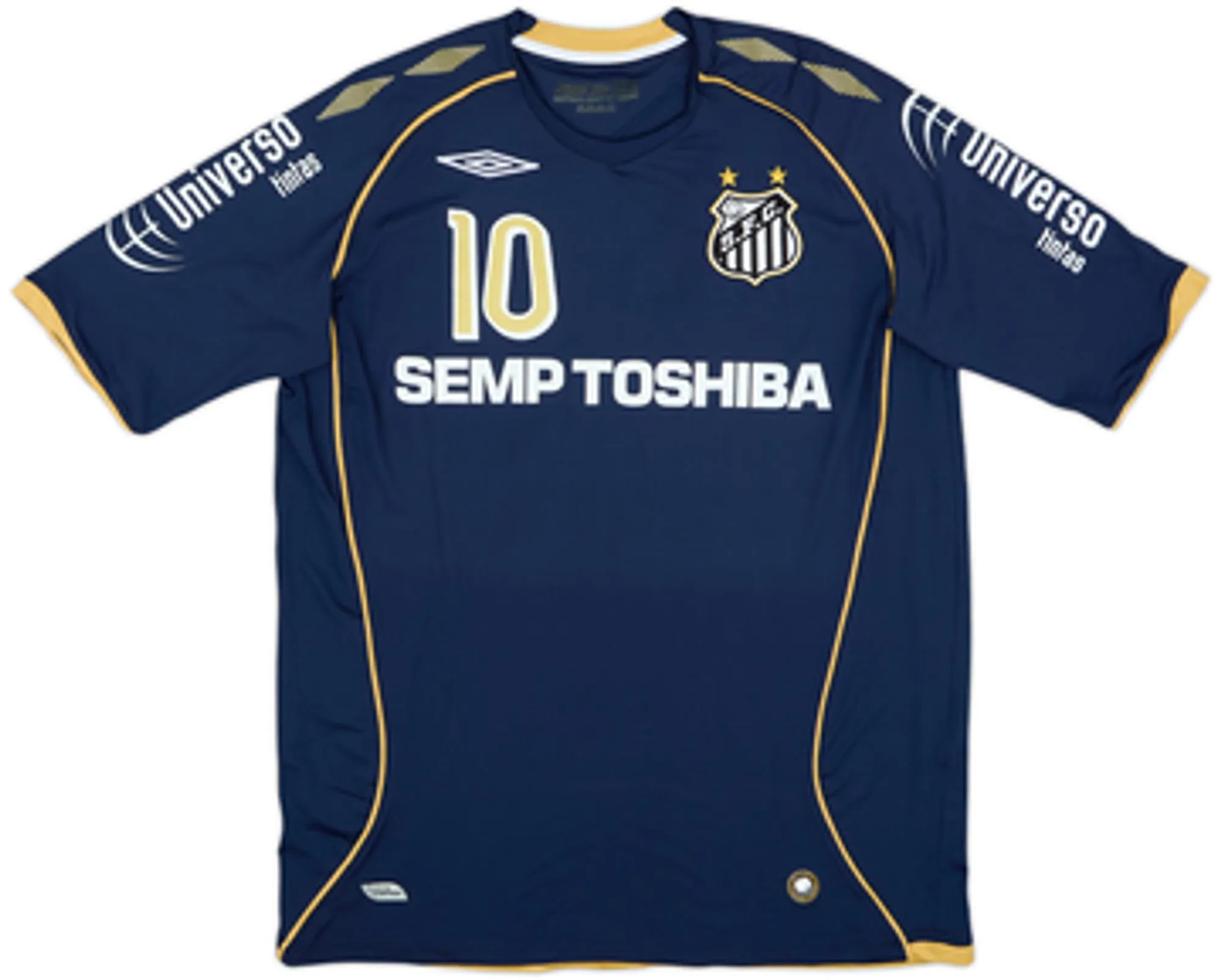 2008 Santos Third Shirt #10 - 9/10 - (XXL)