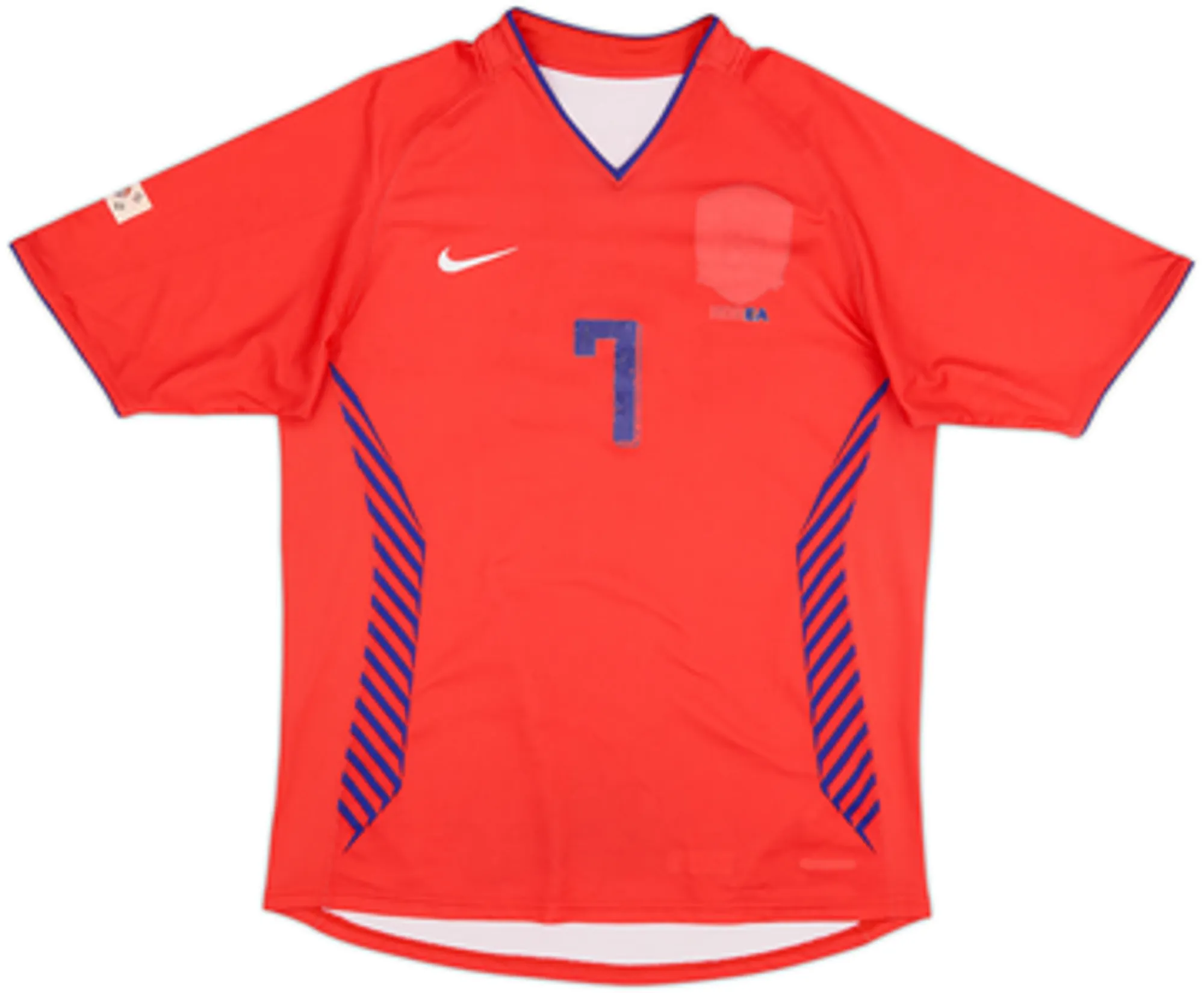 2006-08 South Korea Home Shirt #7 - 3/10 - (M)