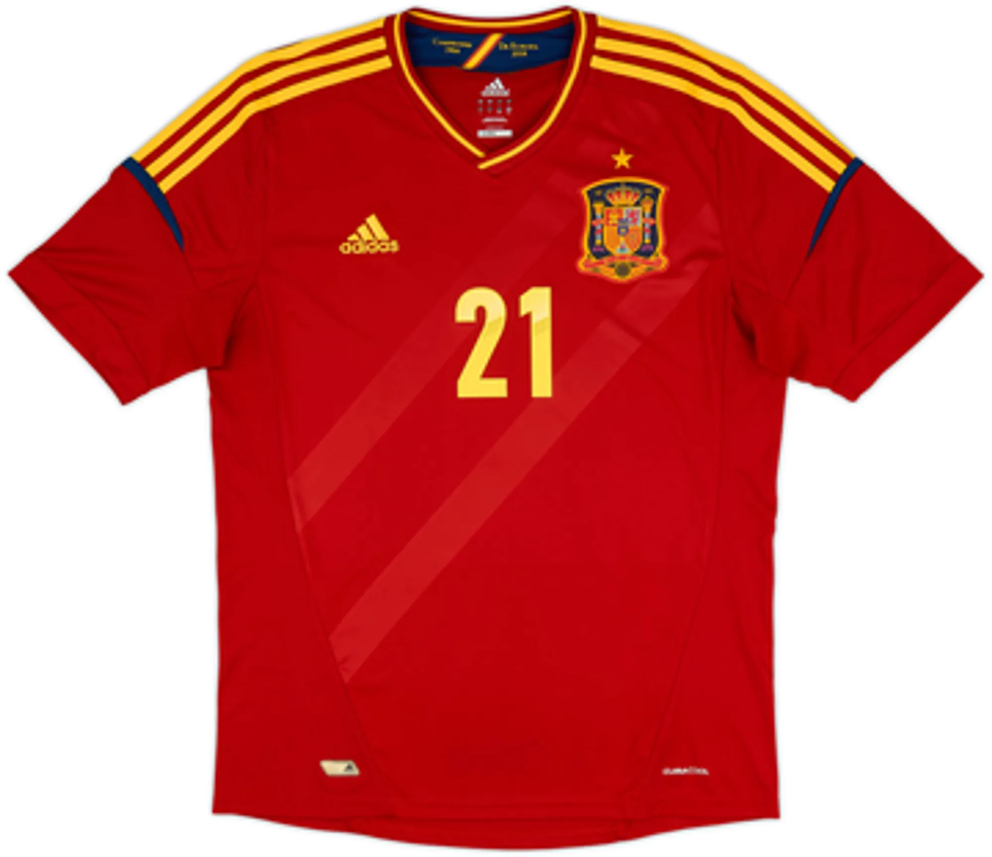 2011-12 Spain Home Shirt Silva #21 - 6/10 - (S)