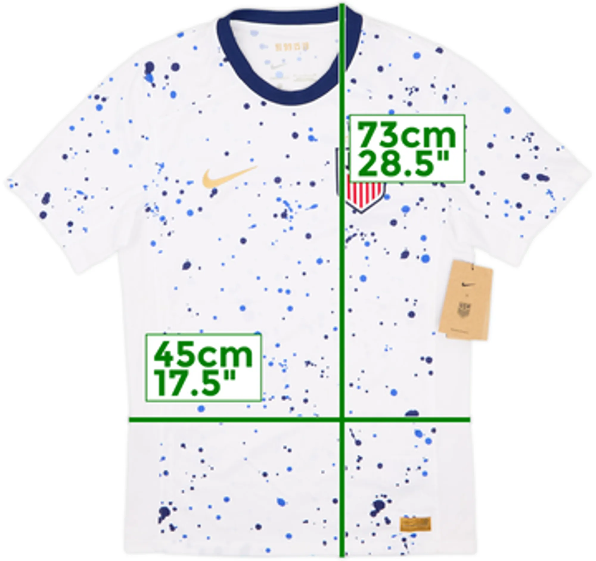 2023-24 USA Women's Home Shirt (Men's S)