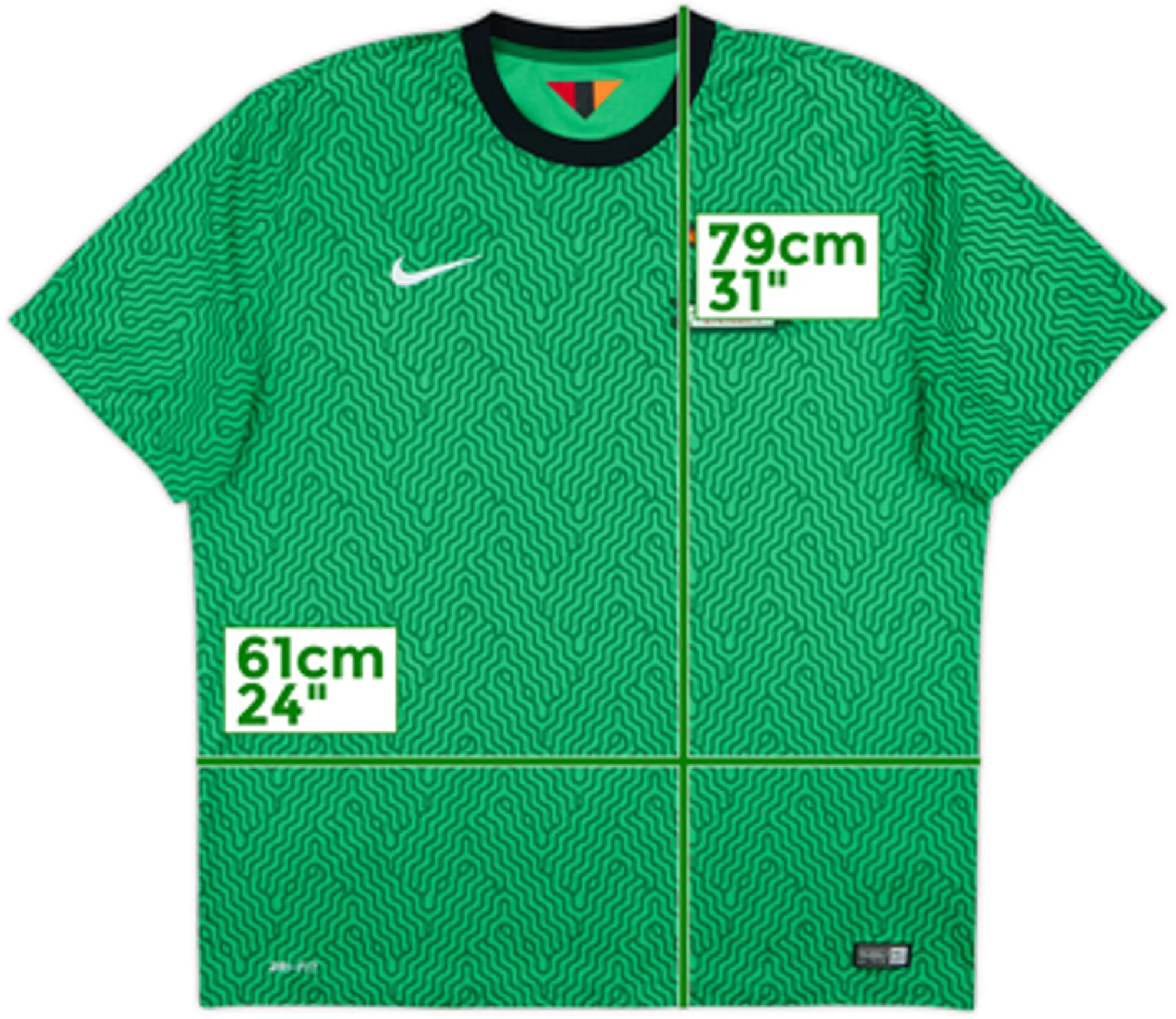 2014-16 Zambia Home Shirt - 9/10 - (XXL)