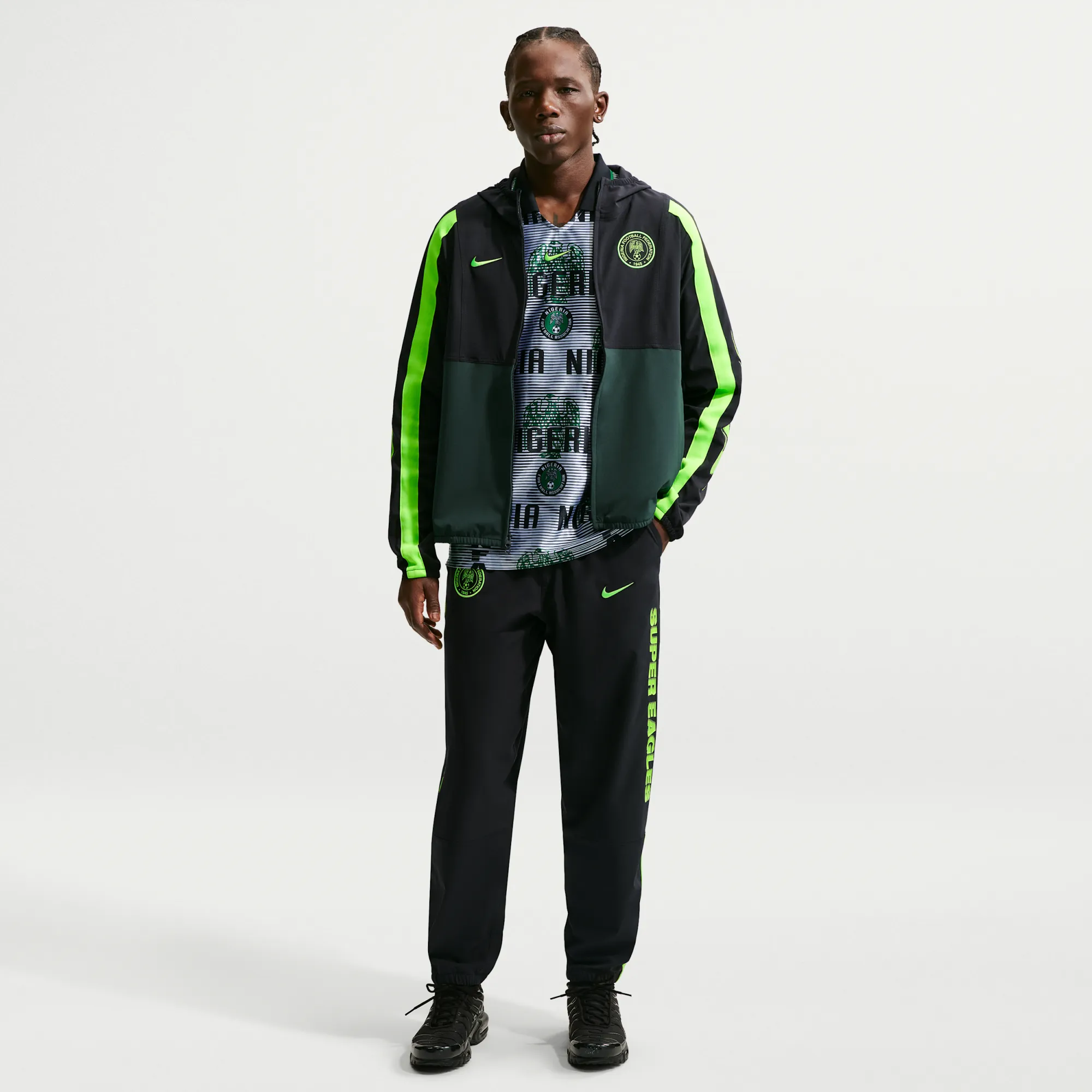 Nigeria Energy Men's Nike Dri-FIT Football Woven Pants - Black