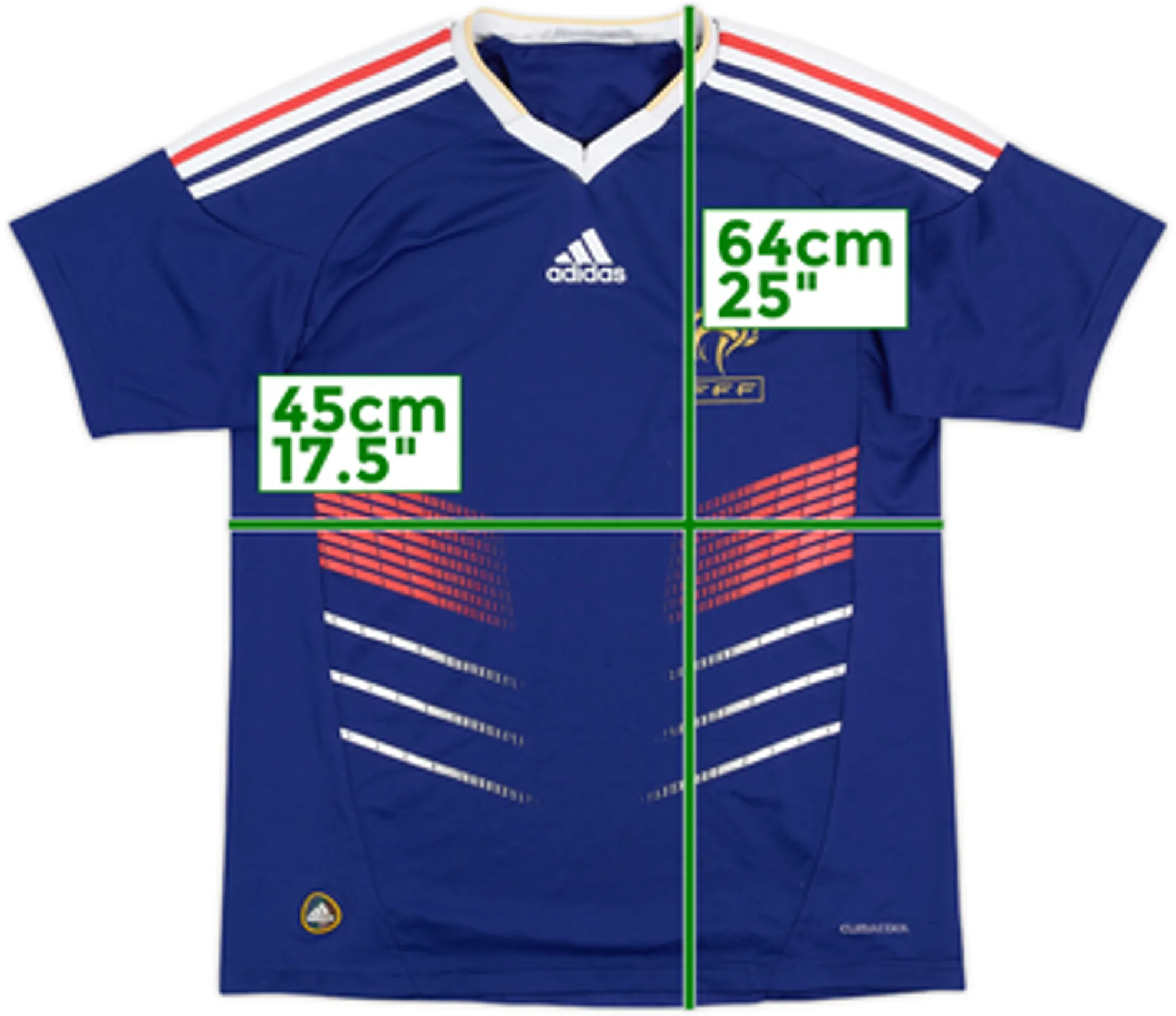 2009-10 France Home Shirt - 6/10 - (L.Boys)