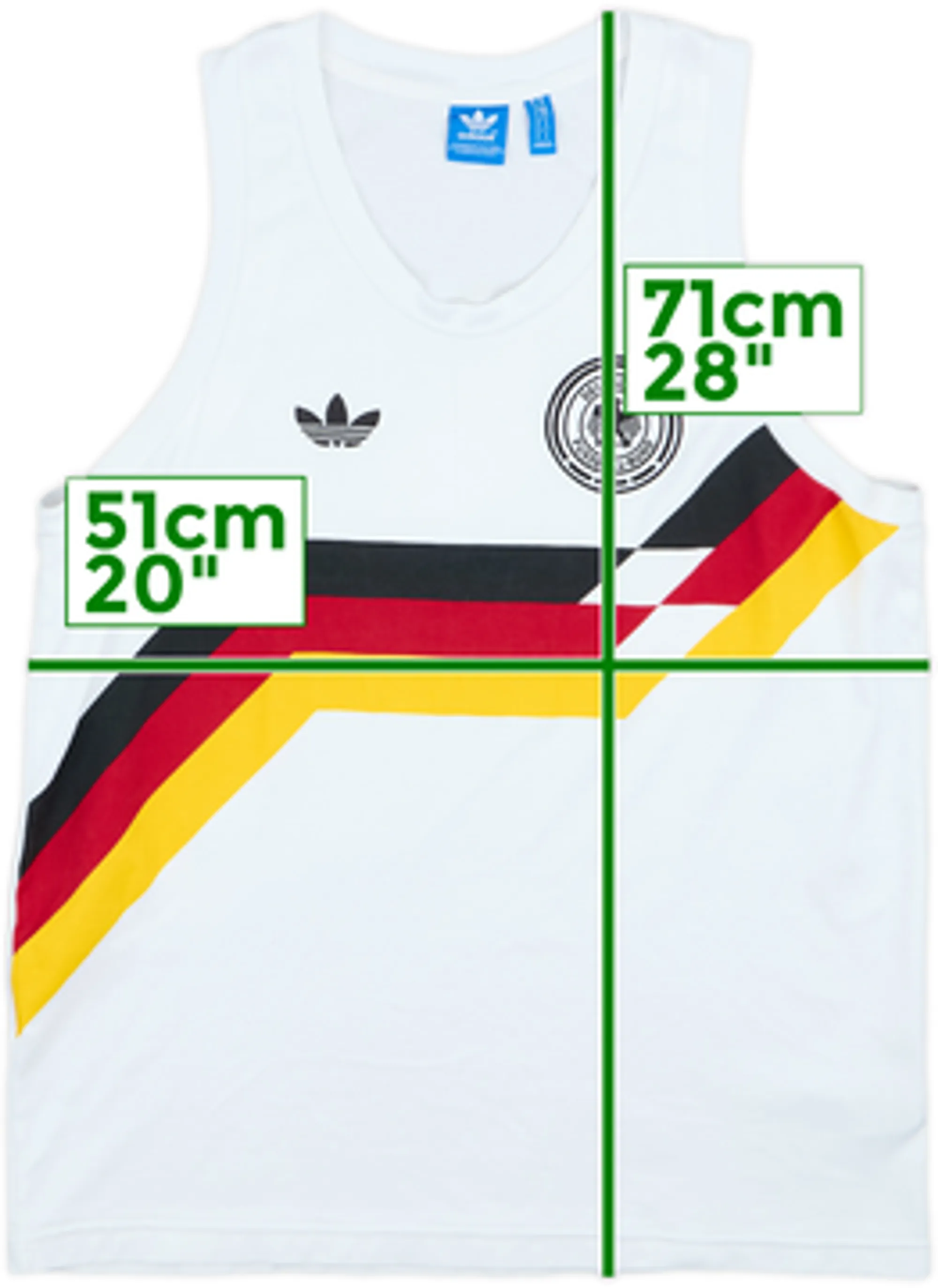 2016-17 Germany adidas 88 Retro Training Vest - 7/10 - (M)